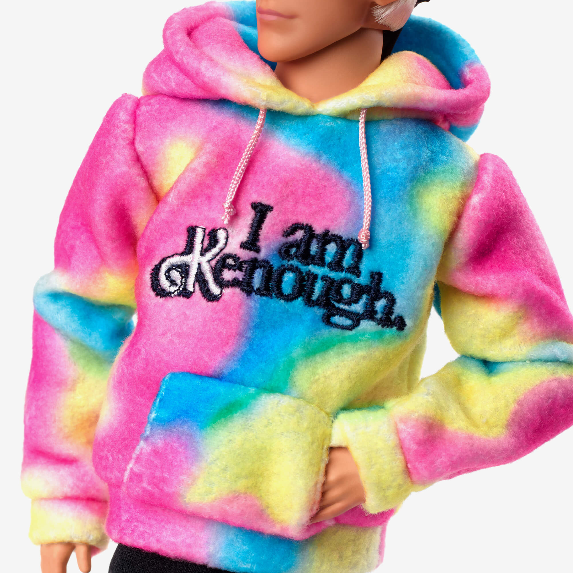 Ken Doll Wearing “I Am Kenough” Hoodie – Barbie The Movie - Image 13