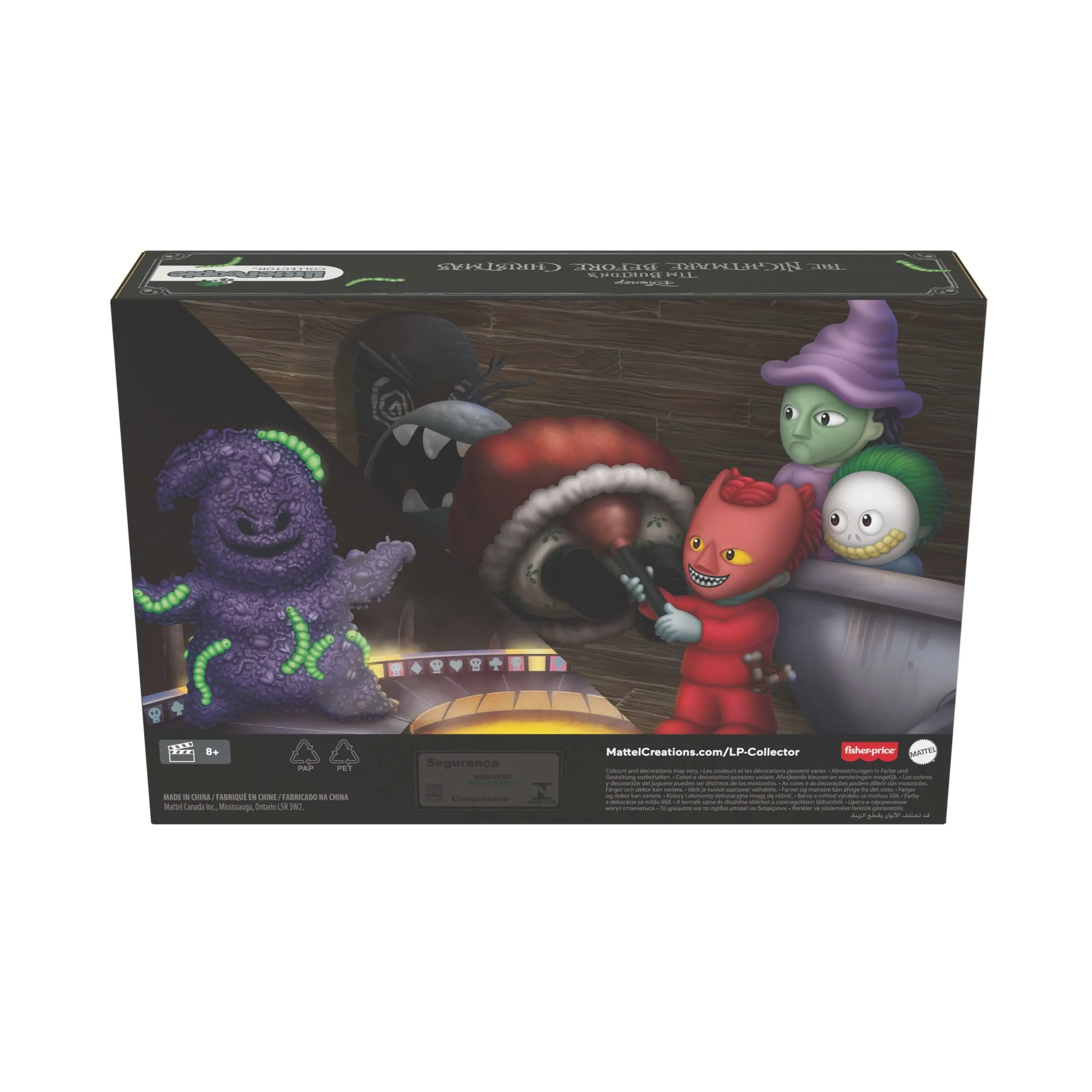 Little People Collector Disney Tim Burton’s The Nightmare Before Christmas Lock Shock & Barrel Set - Image 13