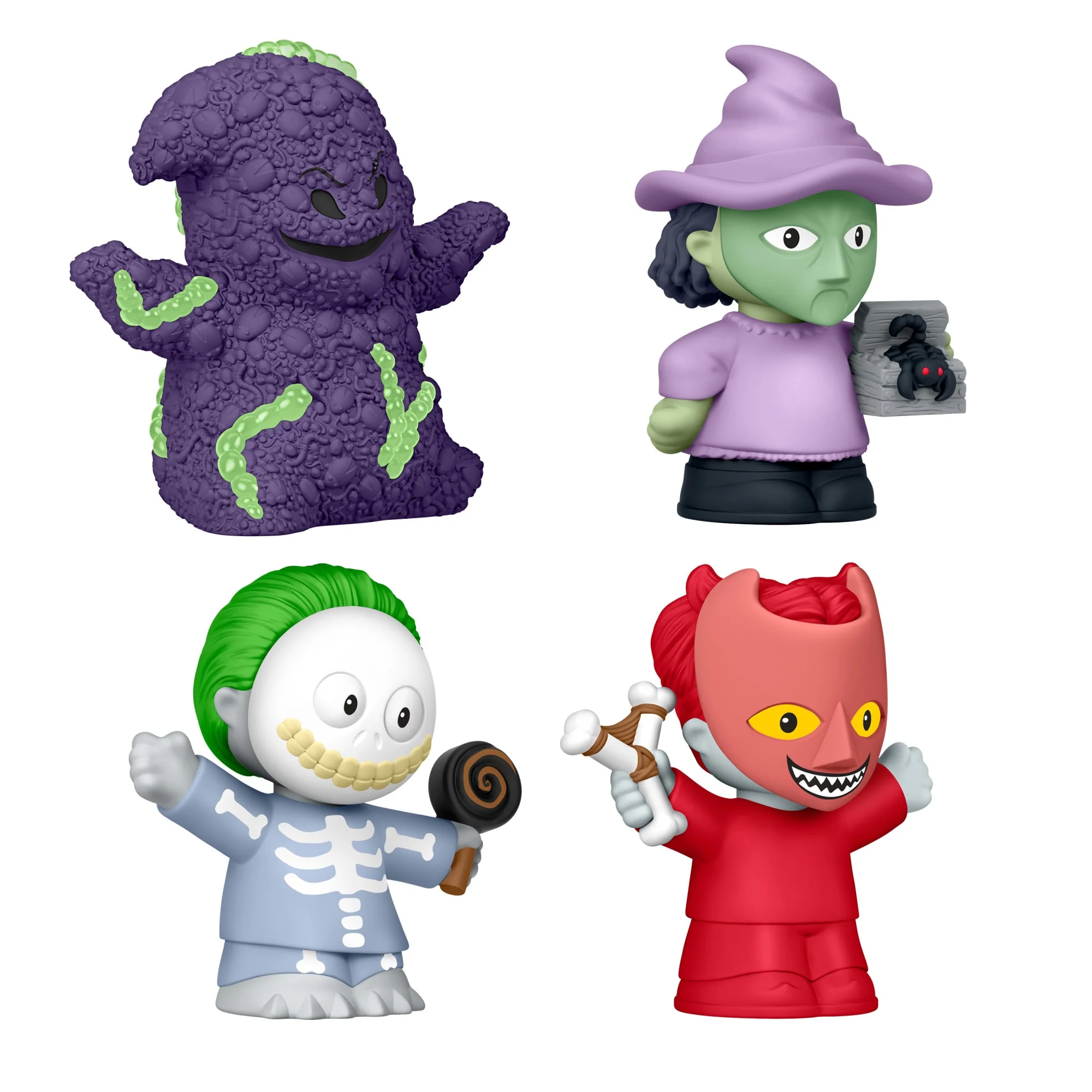 Little People Collector Disney Tim Burton’s The Nightmare Before Christmas Lock Shock & Barrel Set - Image 3