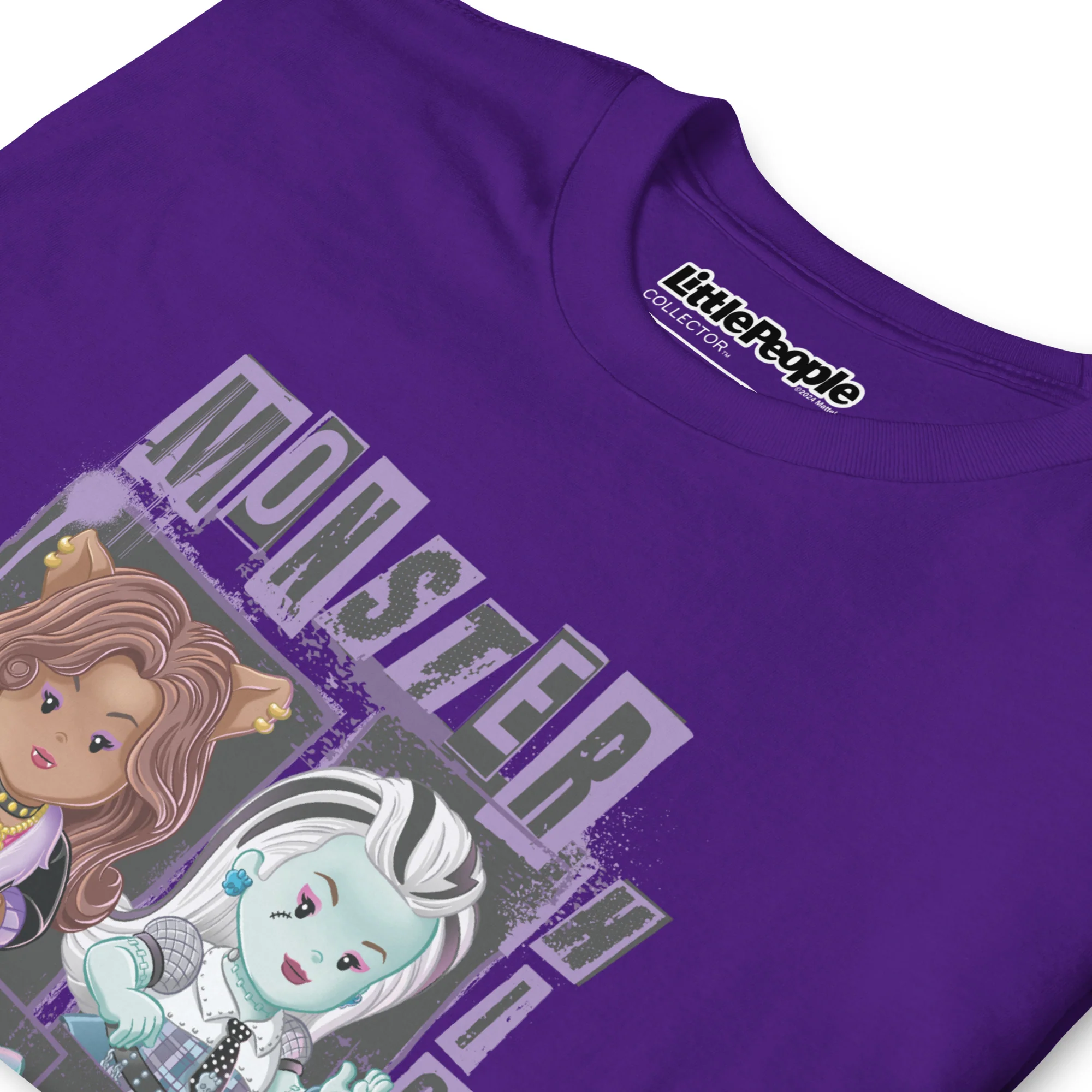 Little People Collector Monster High Purple T-Shirt - Image 3