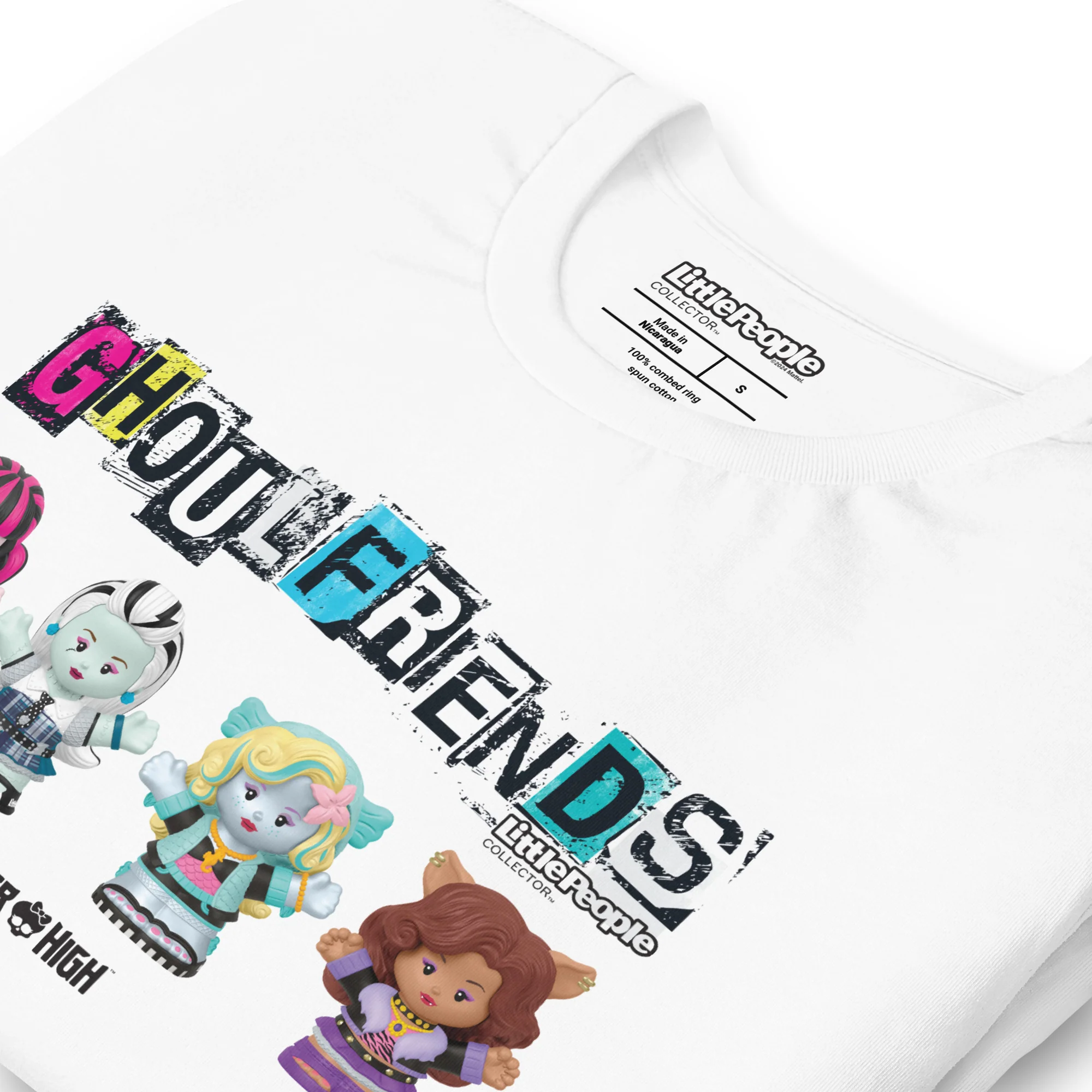 Little People Collector Monster High White T-Shirt - Image 4