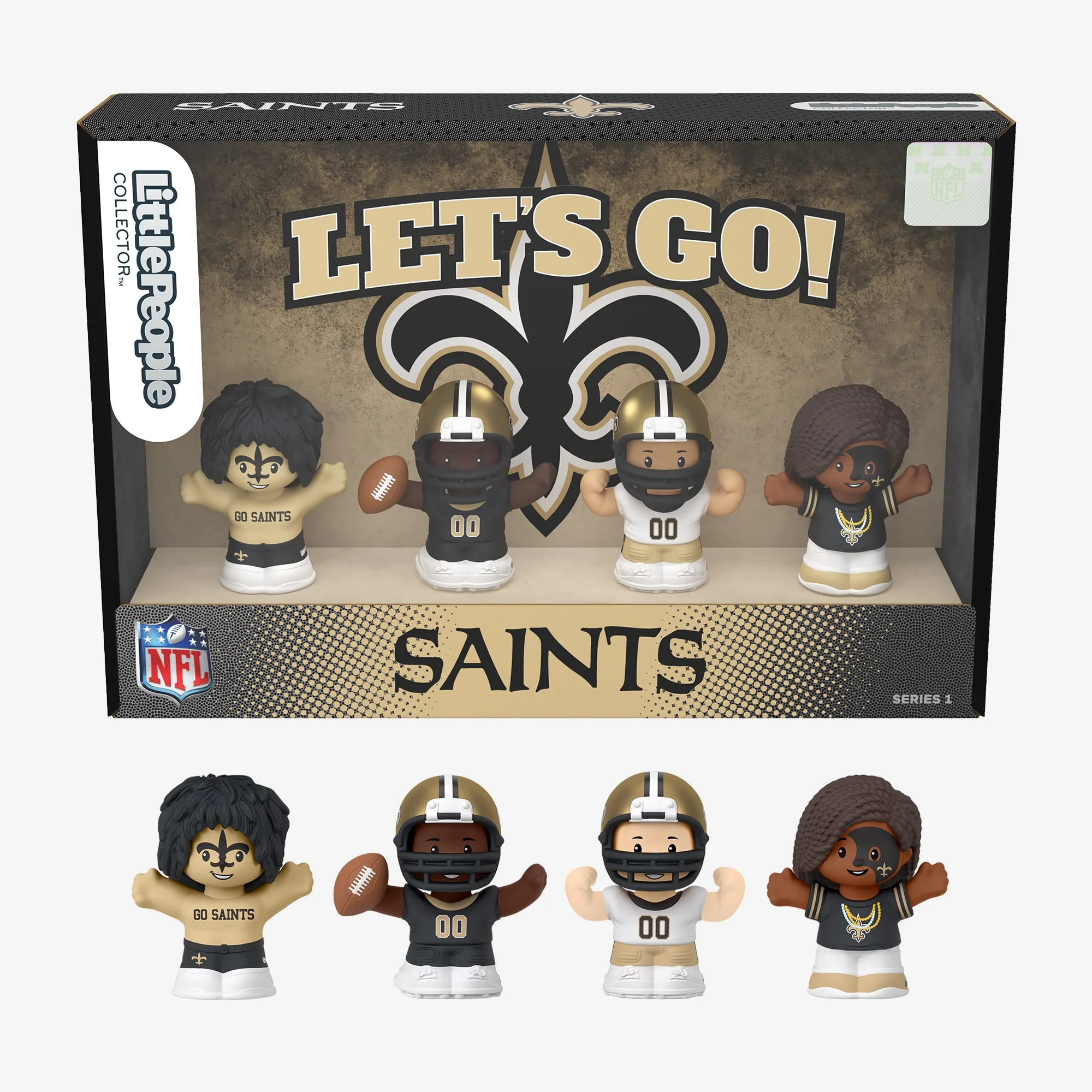 Little People Collector x NFL New Orleans Saints Set - Image 3