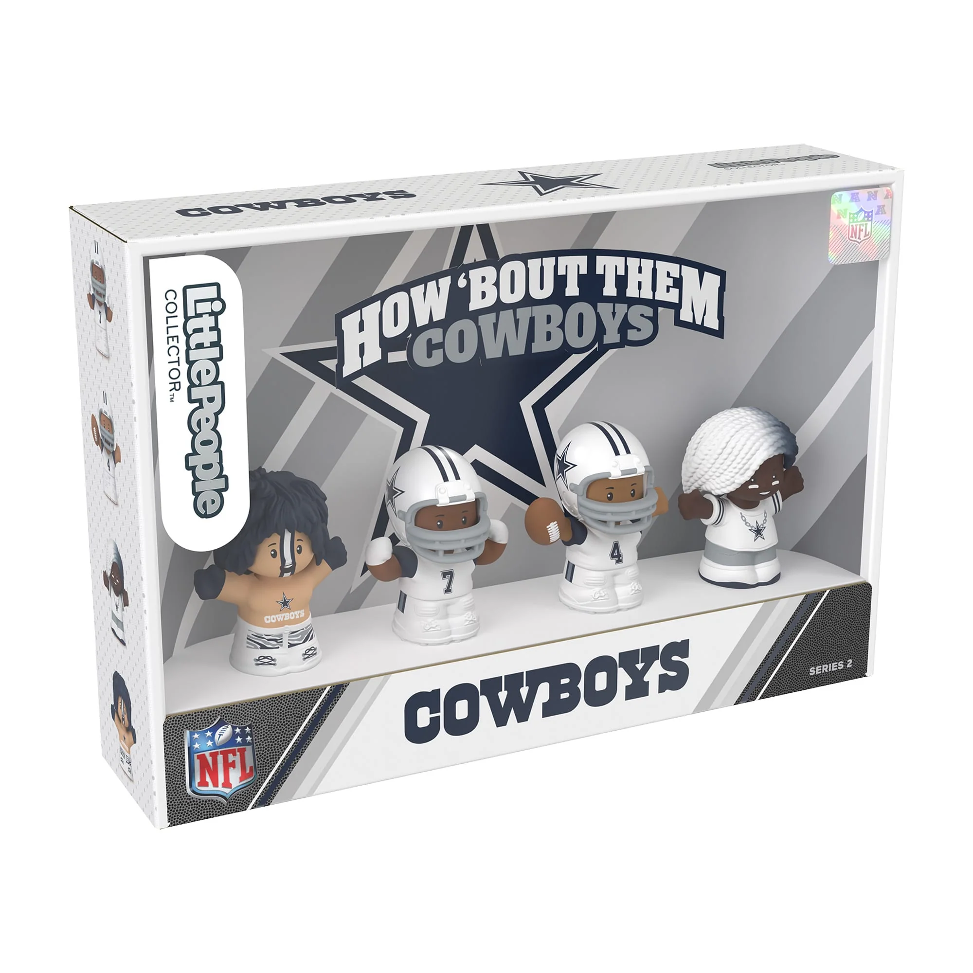 Little People Collector Dallas Cowboys Alternate Jersey Figure Set - Image 7