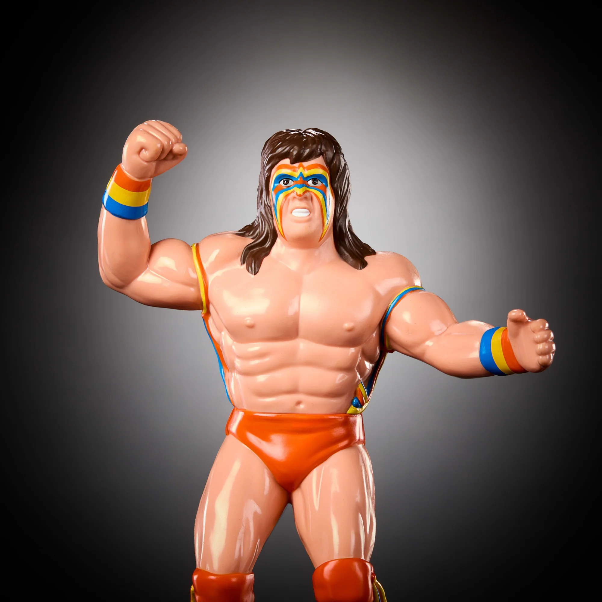 LJN WWE Superstars Ultimate Warrior Action Figure & Poster - Image 2
