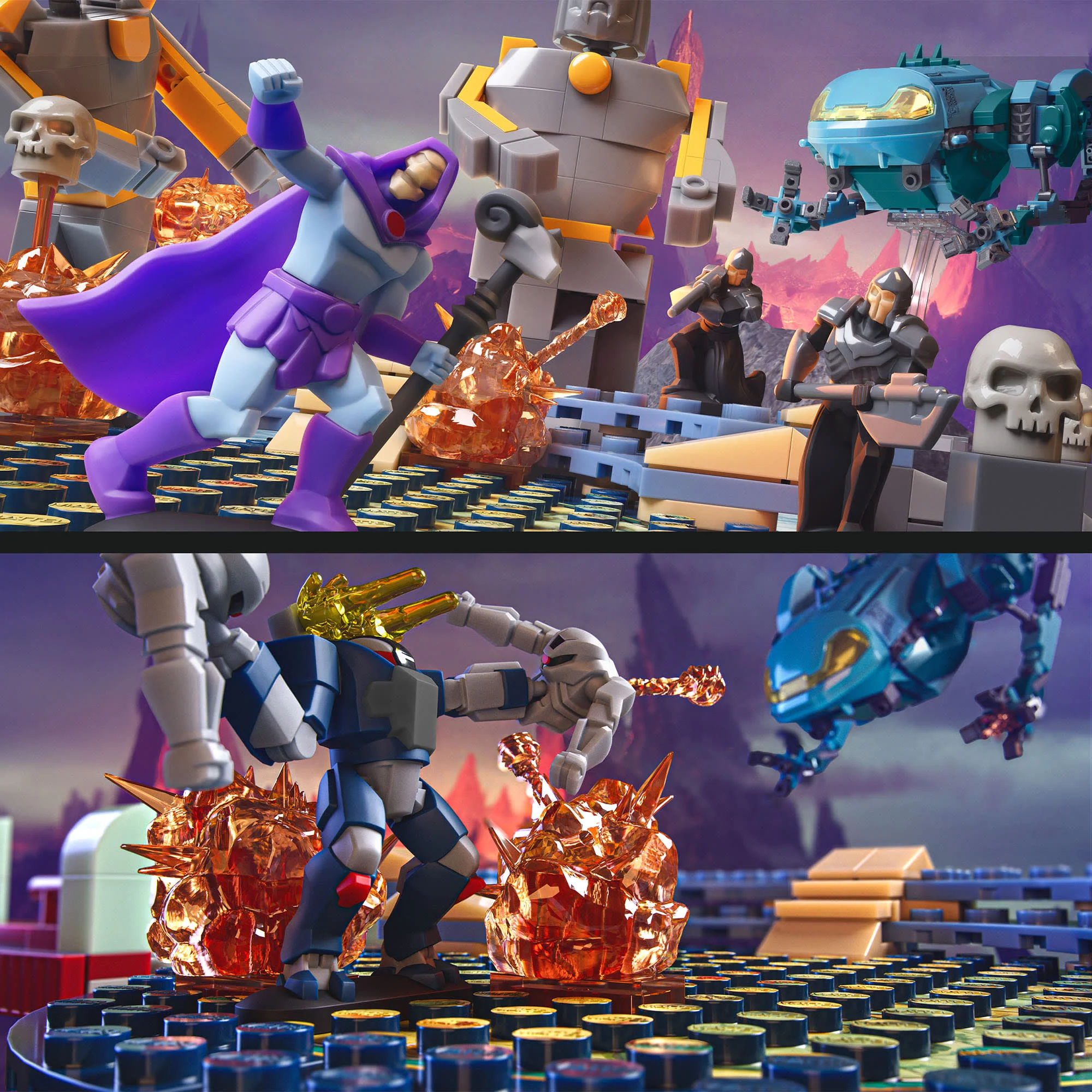 Mattel Brick Shop Masters of the Universe Attack of the Collector Building Set - Image 5
