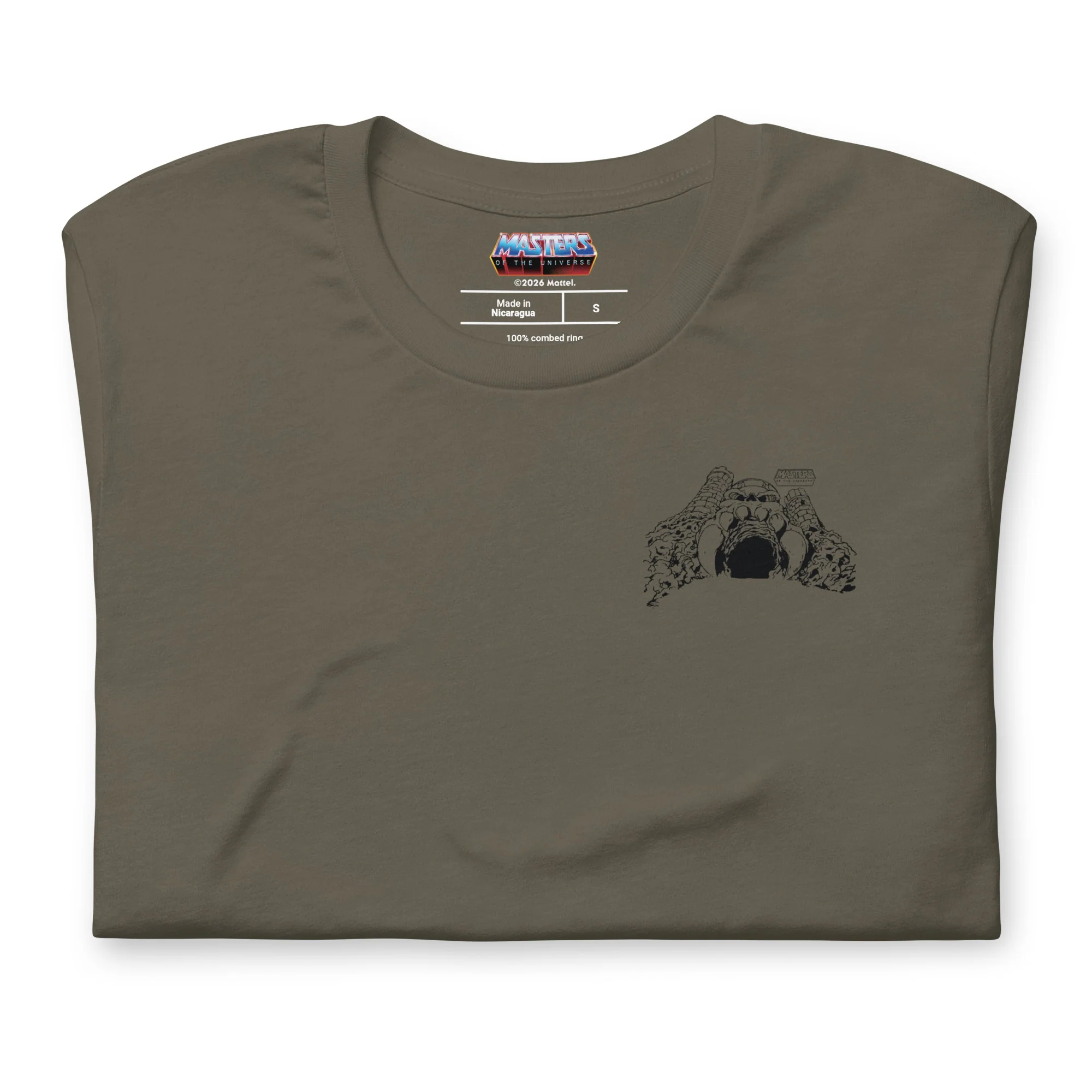 Masters of the Universe By the Power of Grayskull Green T-shirt - Image 3