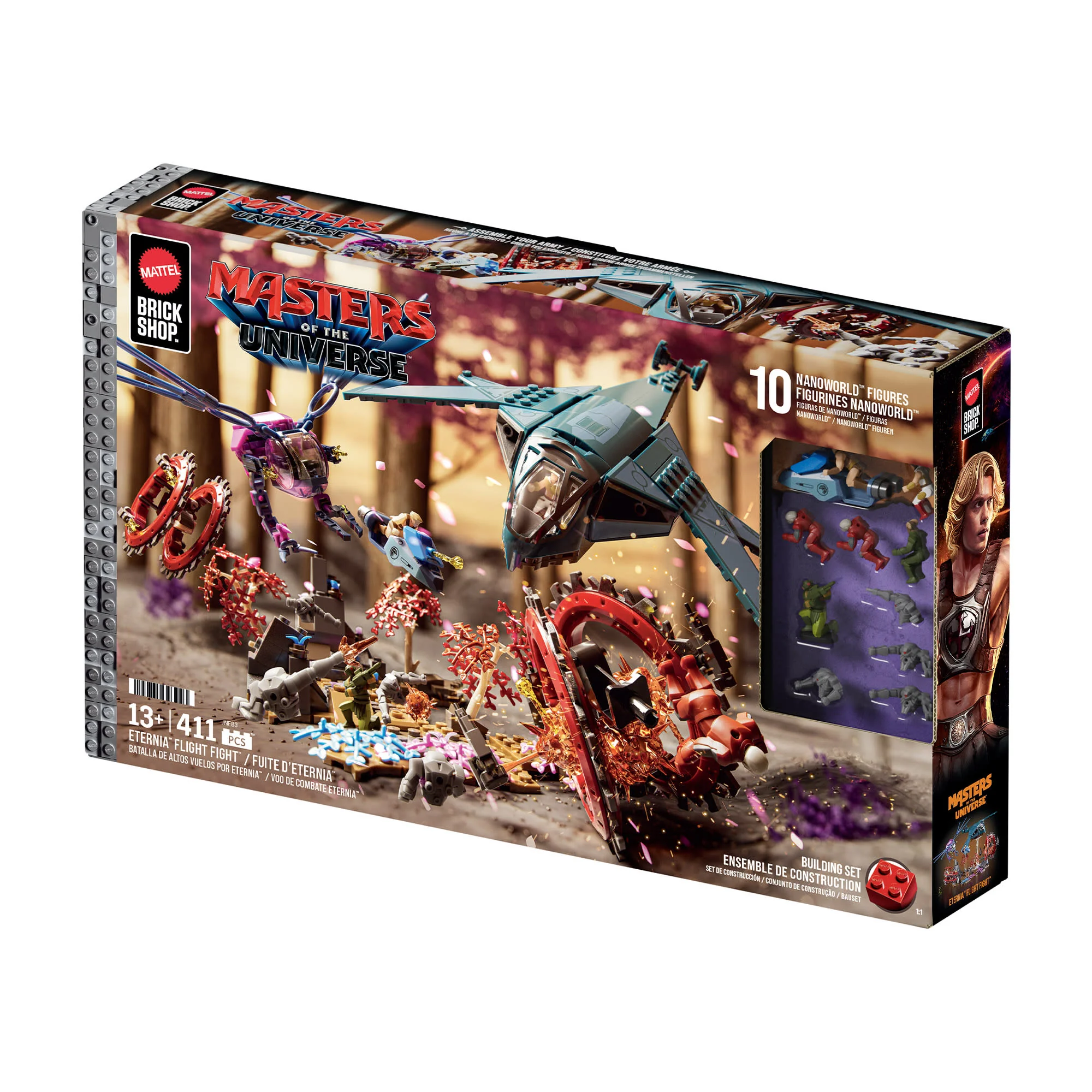Mattel Brick Shop Masters of the Universe Eternia Flight Fight Building Set - Image 10