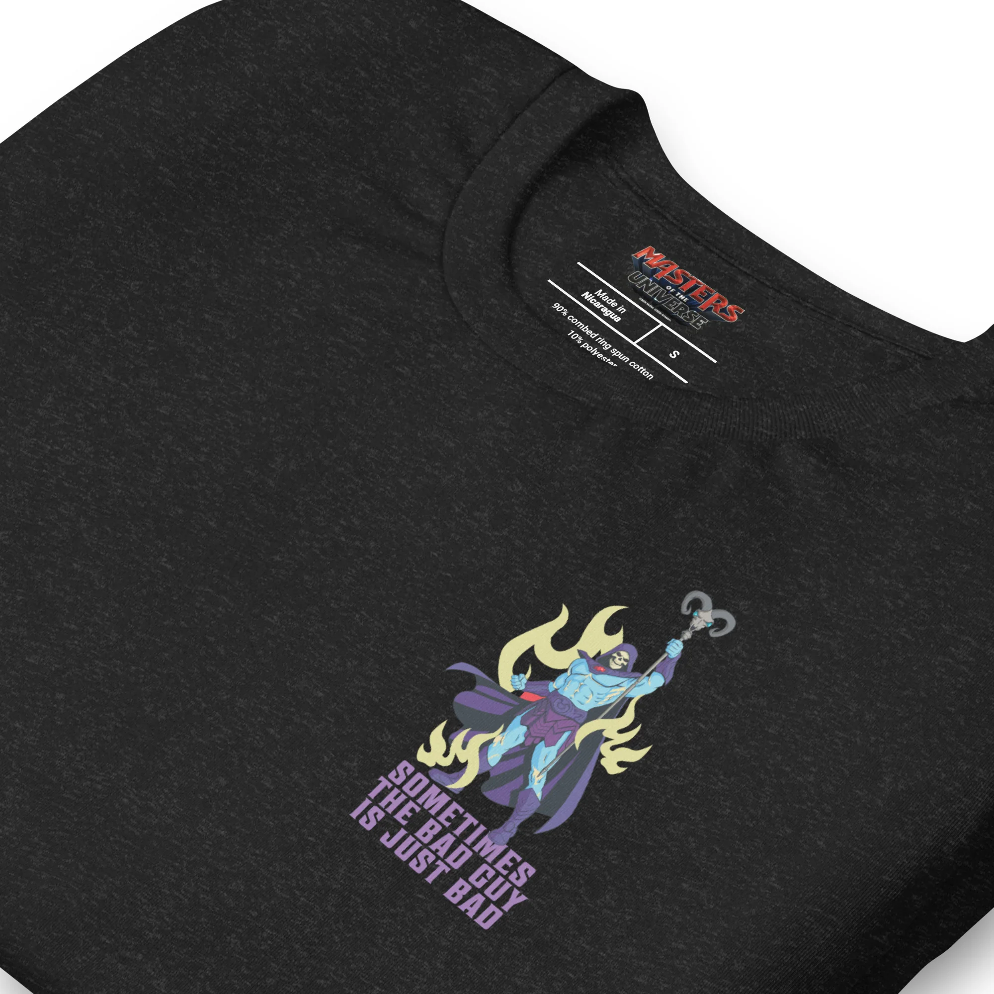 Masters of the Universe Movie Skeletor Surrounded Black T-shirt - Image 3