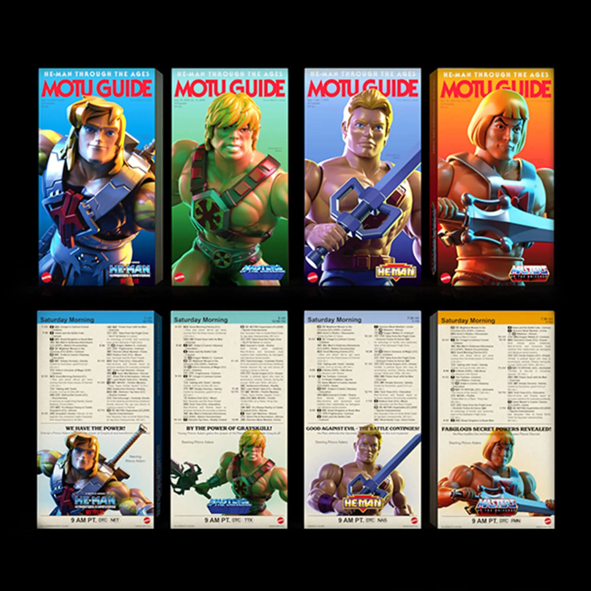 Masters of the Universe Origins He-Man 40th Anniversary 4-Pack - Image 8
