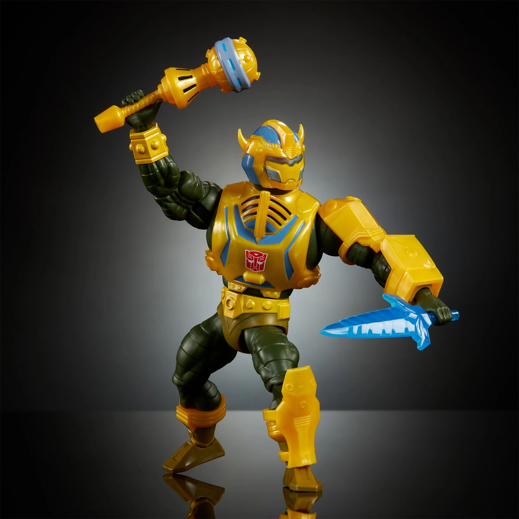 Masters of the Universe x Transformers Bumblebee Armor Man-At-Arms Action Figure - Image 3