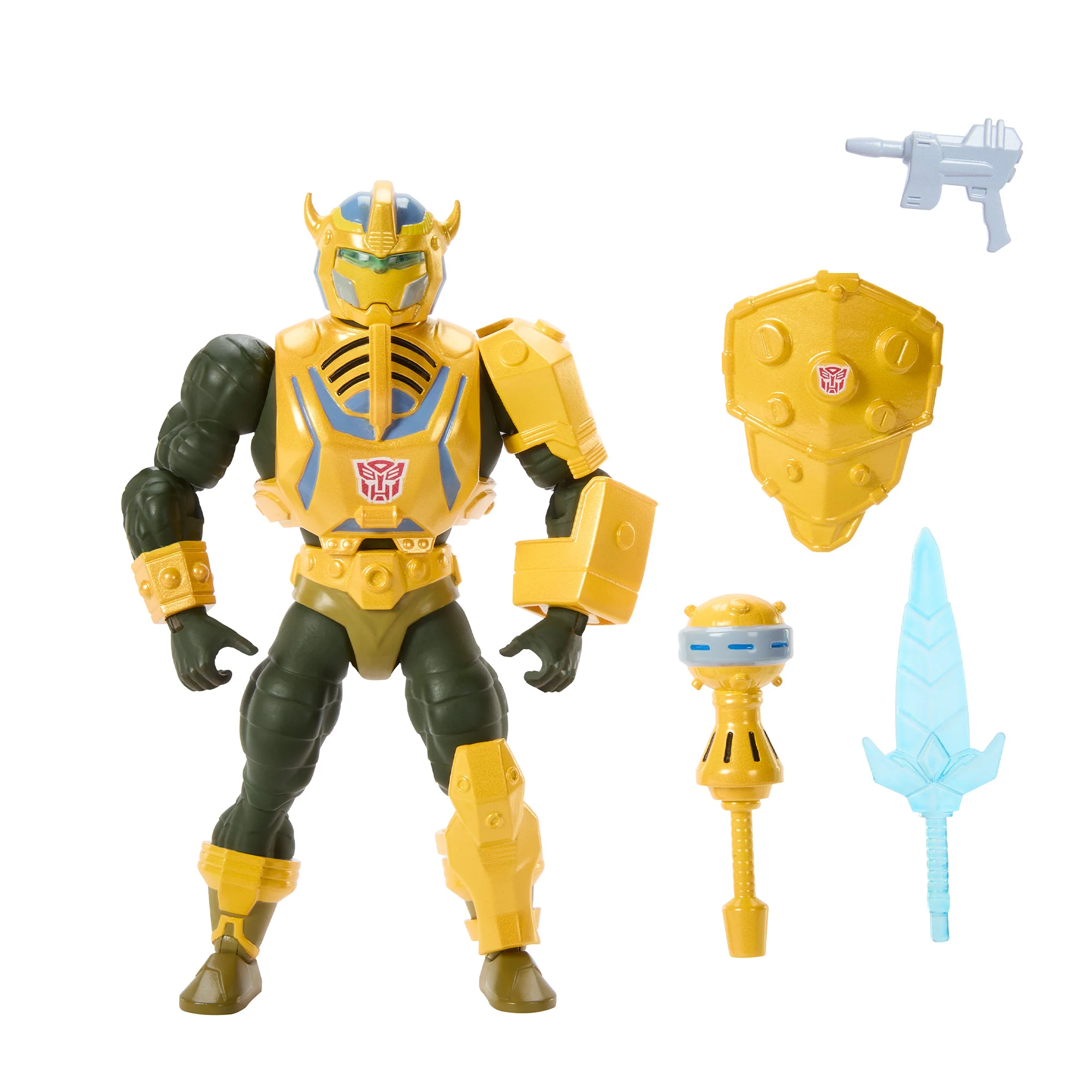 Masters of the Universe x Transformers Bumblebee Armor Man-At-Arms Action Figure - Image 7