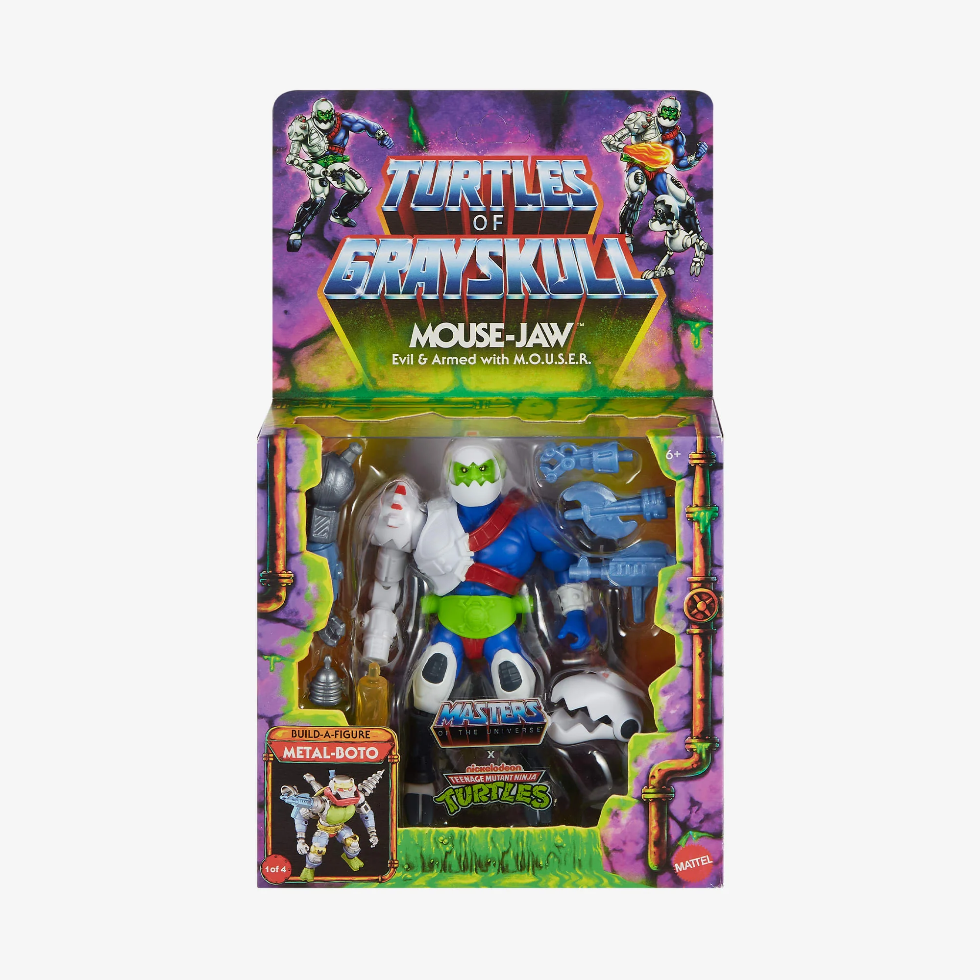 Masters of the Universe Turtles of Grayskull Mouse-Jaw Action Figure - Image 6