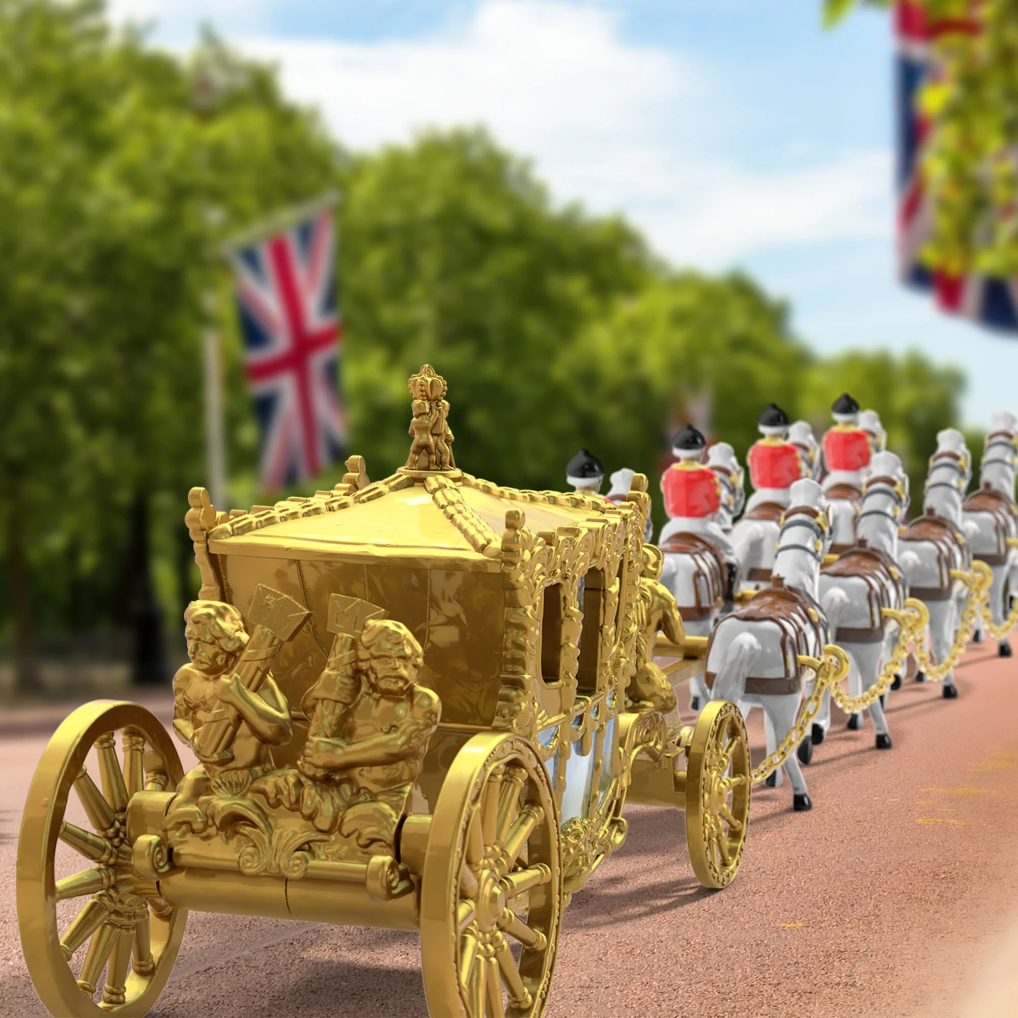 Matchbox Collectors Coronation Gold State Coach - Image 4
