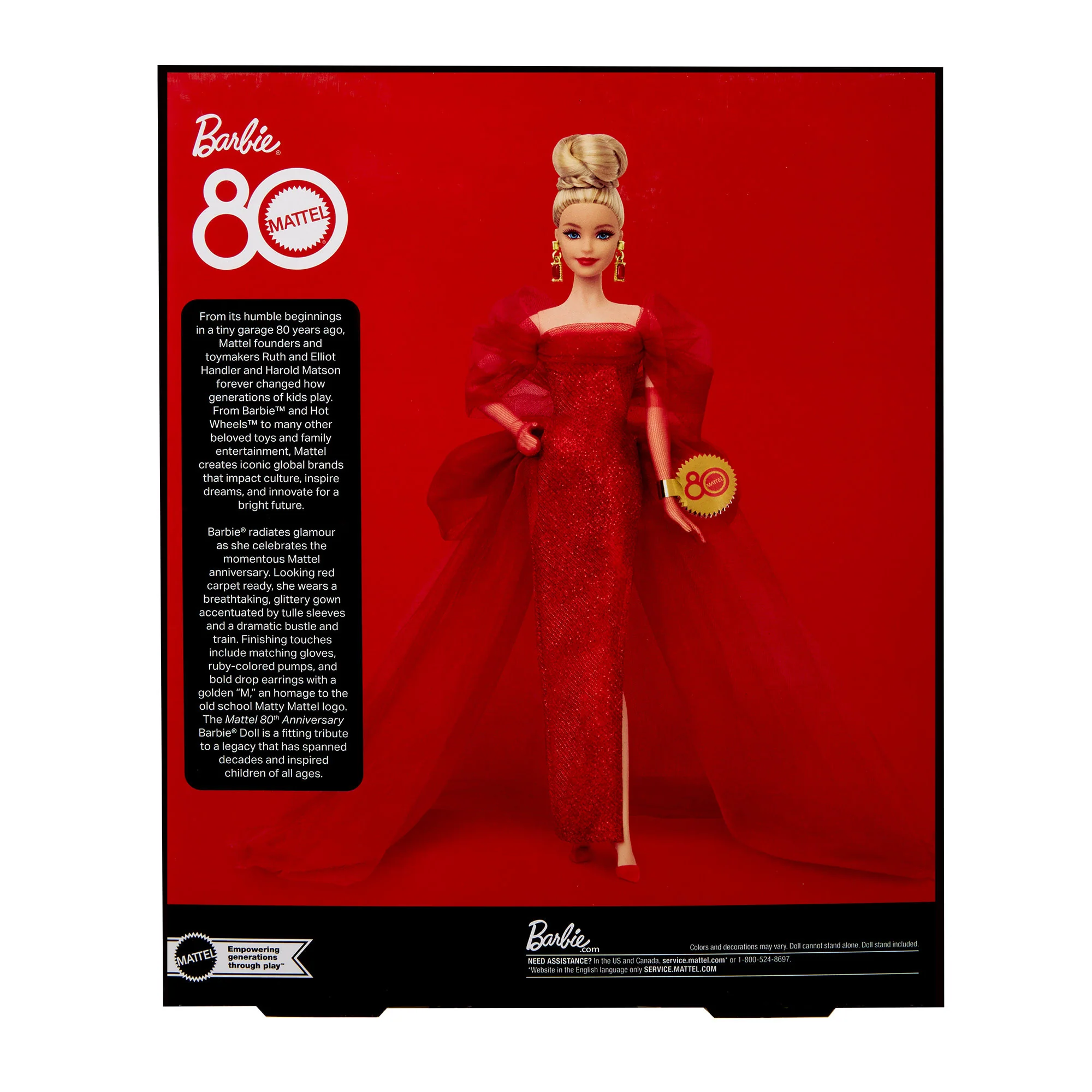 Barbie Mattel 80th Anniversary Doll – Blonde - Image 20