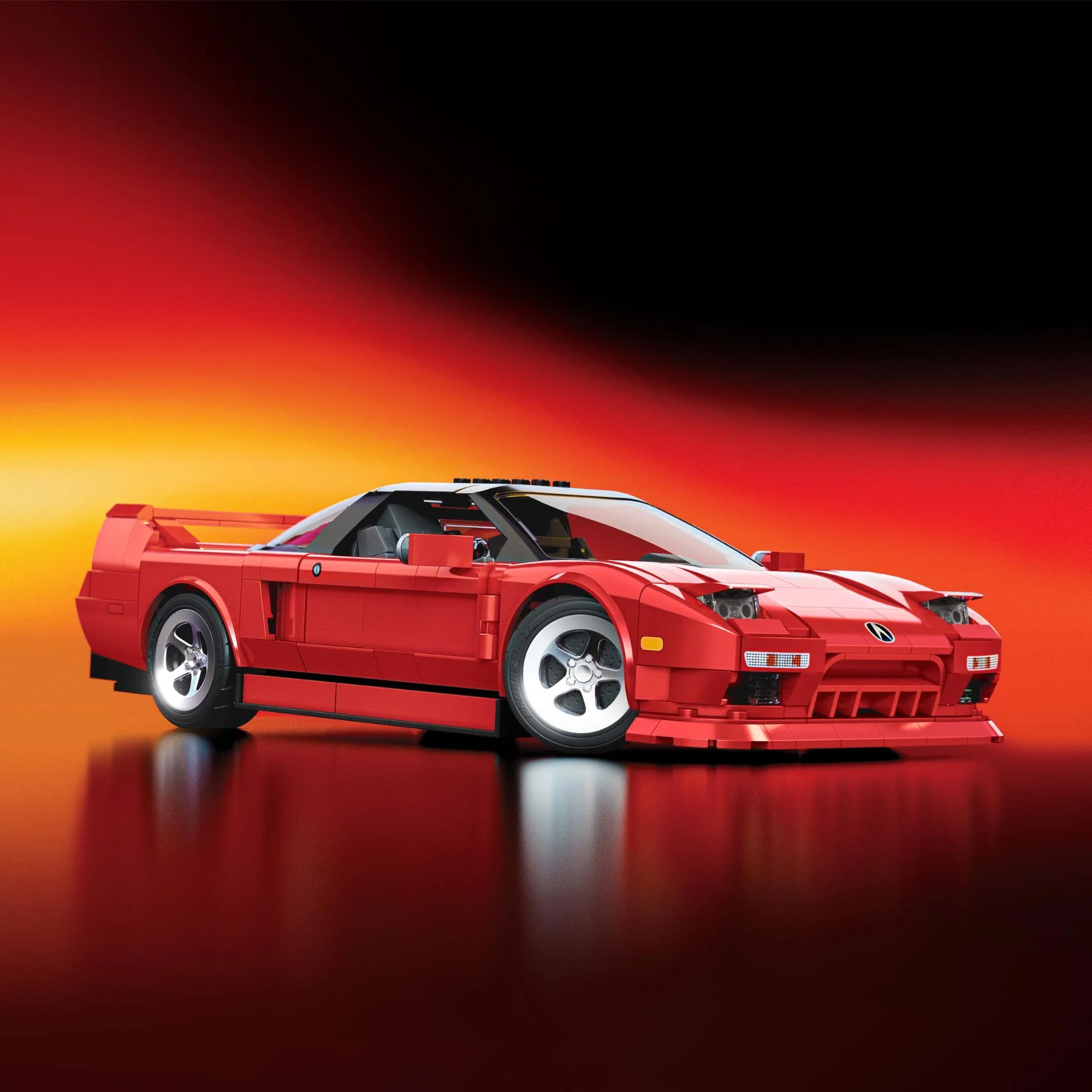 Mattel Brick Shop Hot Wheels ’90 Acura NSX Building Set - Image 11