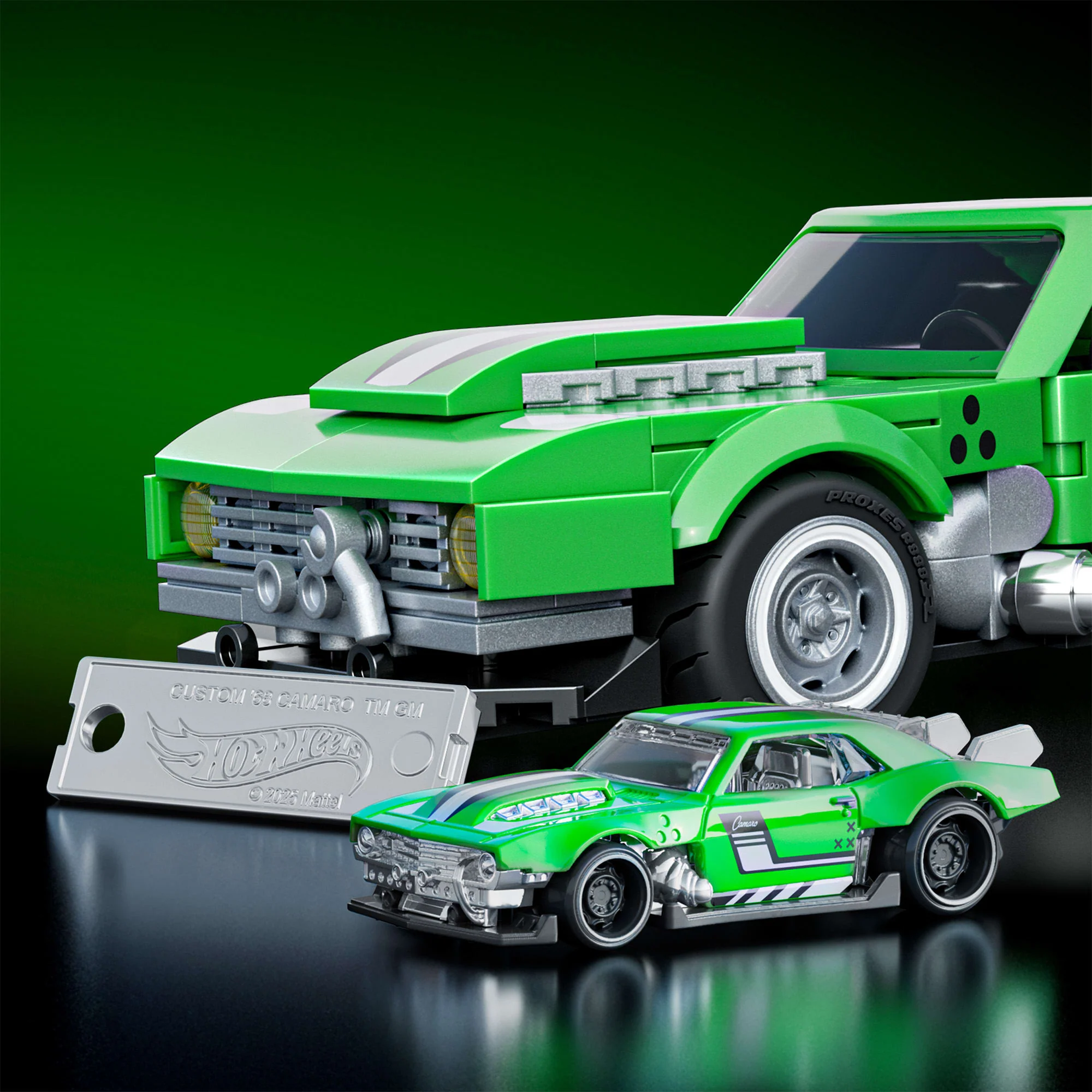 Mattel Brick Shop Hot Wheels Custom ’68 Camaro Building Set - Image 5