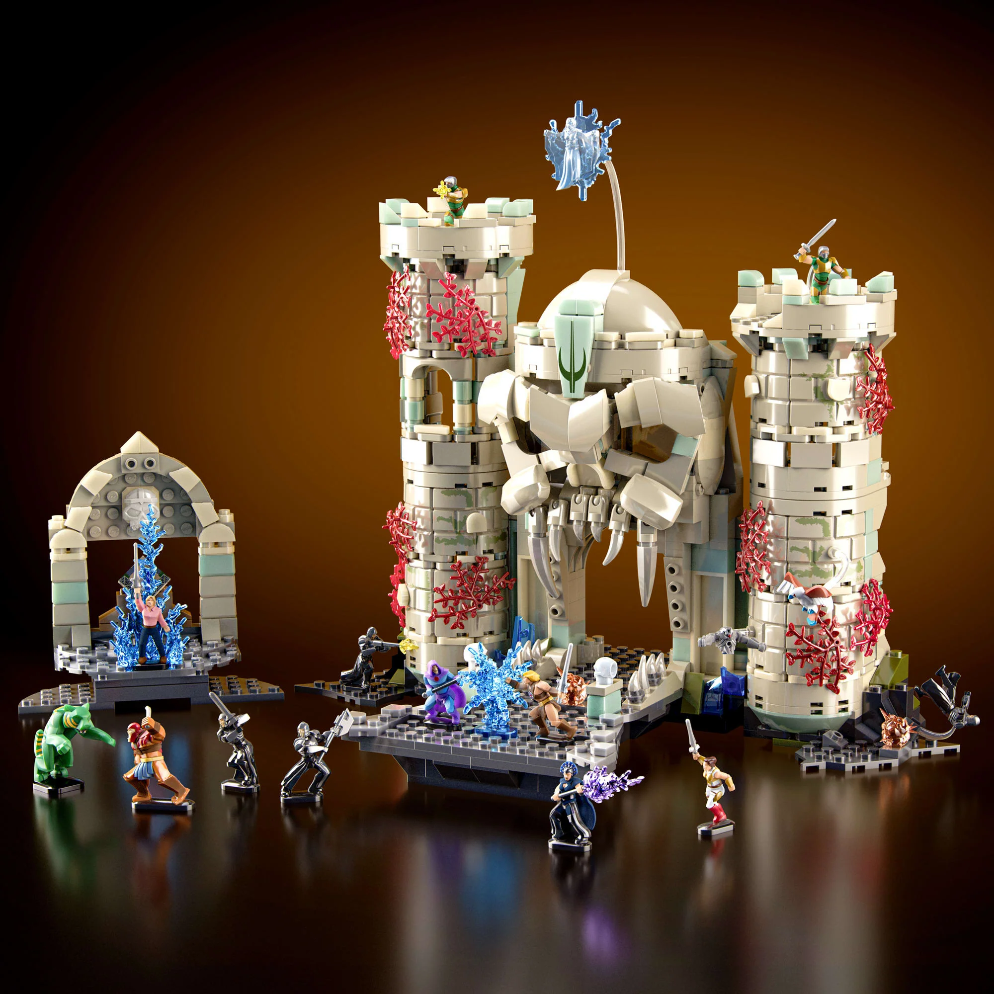 Mattel Brick Shop Masters of the Universe Battle of Castle Grayskull Building Set - Image 6