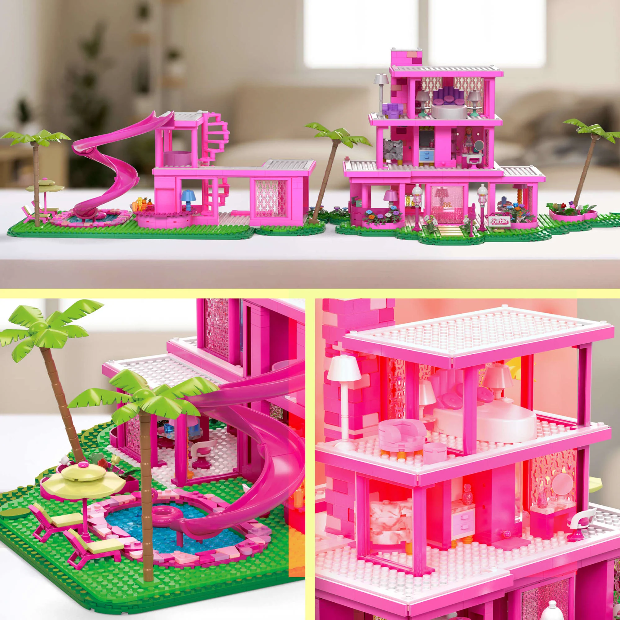 MEGA Barbie The Movie Replica DreamHouse Building Kit - Image 5