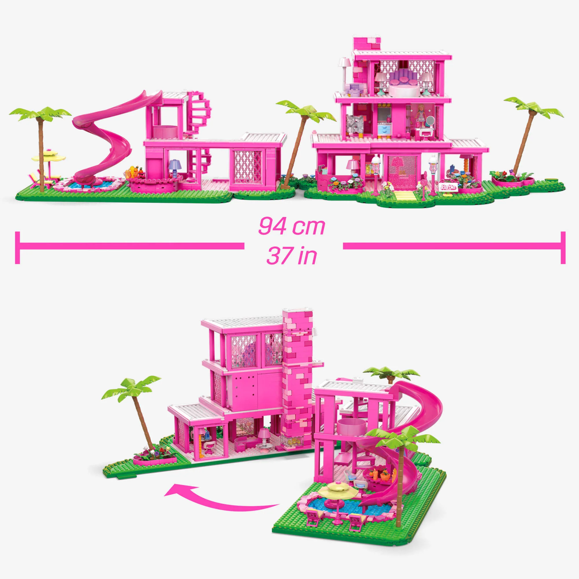 MEGA Barbie The Movie Replica DreamHouse Building Kit - Image 6