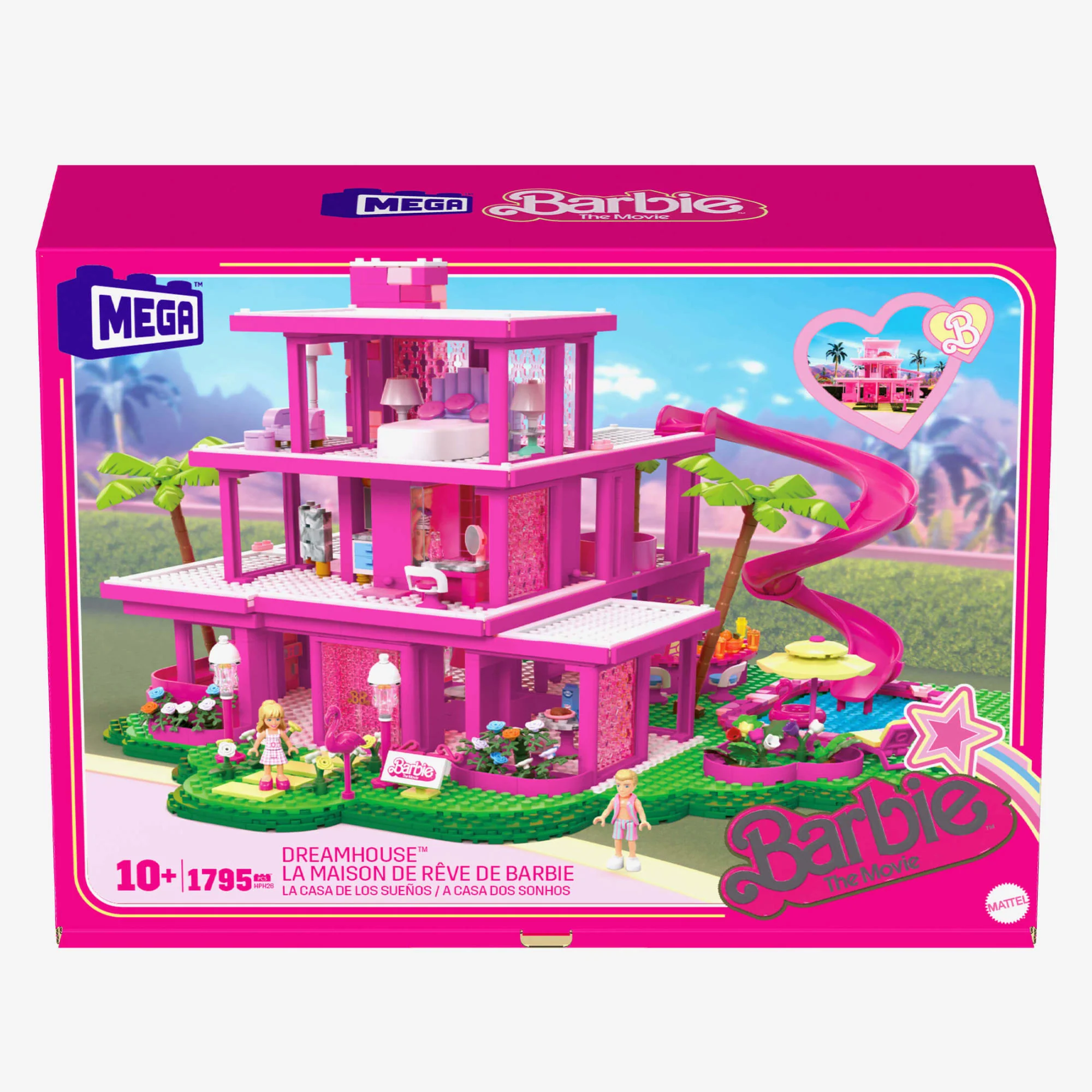 MEGA Barbie The Movie Replica DreamHouse Building Kit - Image 7