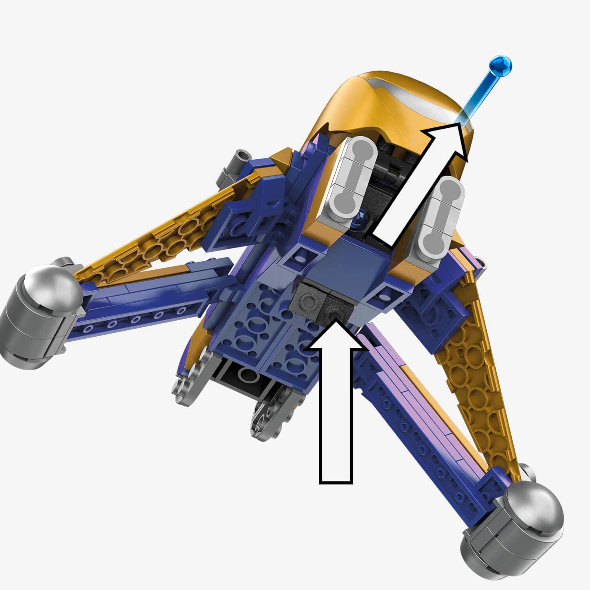 MEGA Construx Halo Arbiter's Quest Aircraft Building Set - Image 4