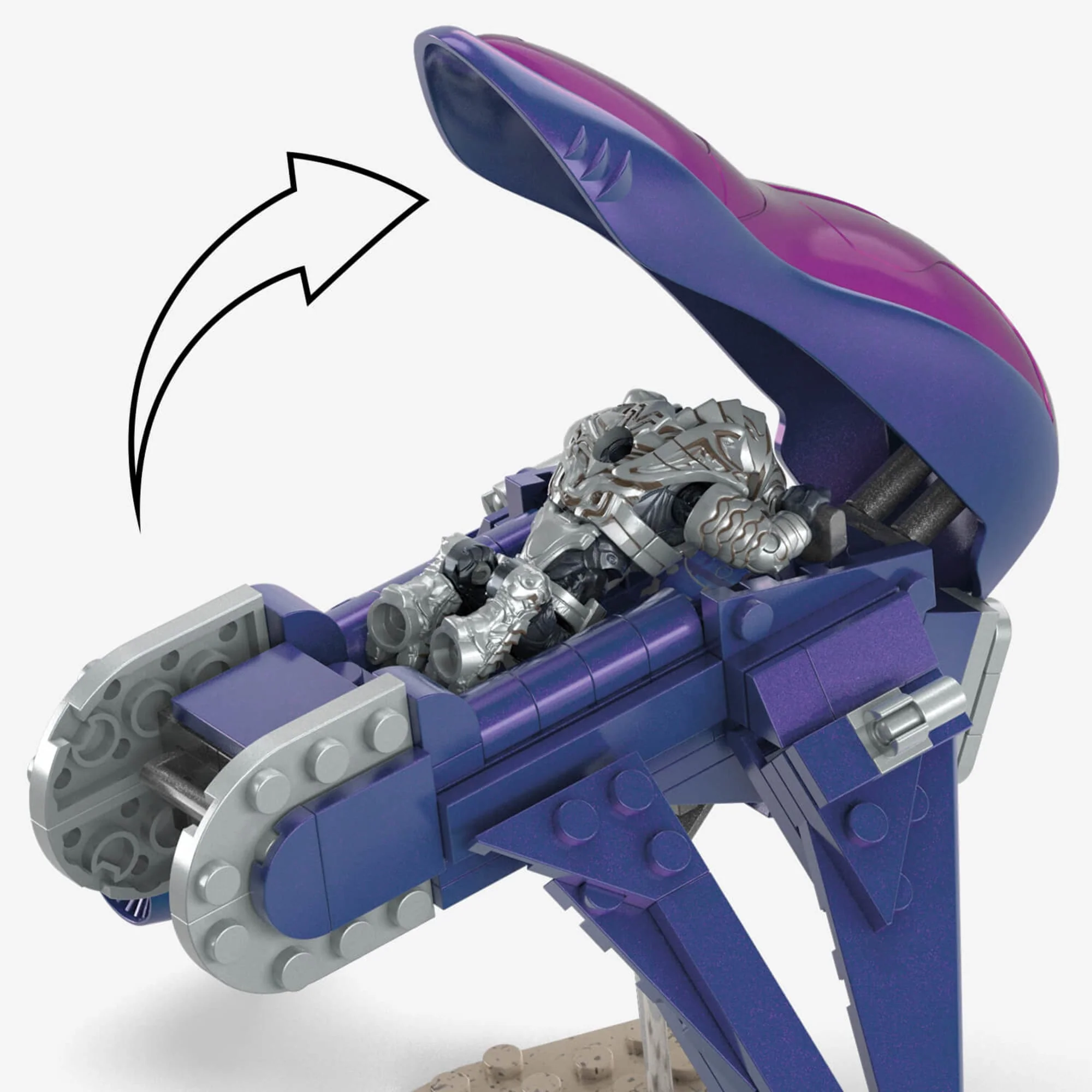MEGA Construx Halo Arbiter's Quest Aircraft Building Set - Image 7
