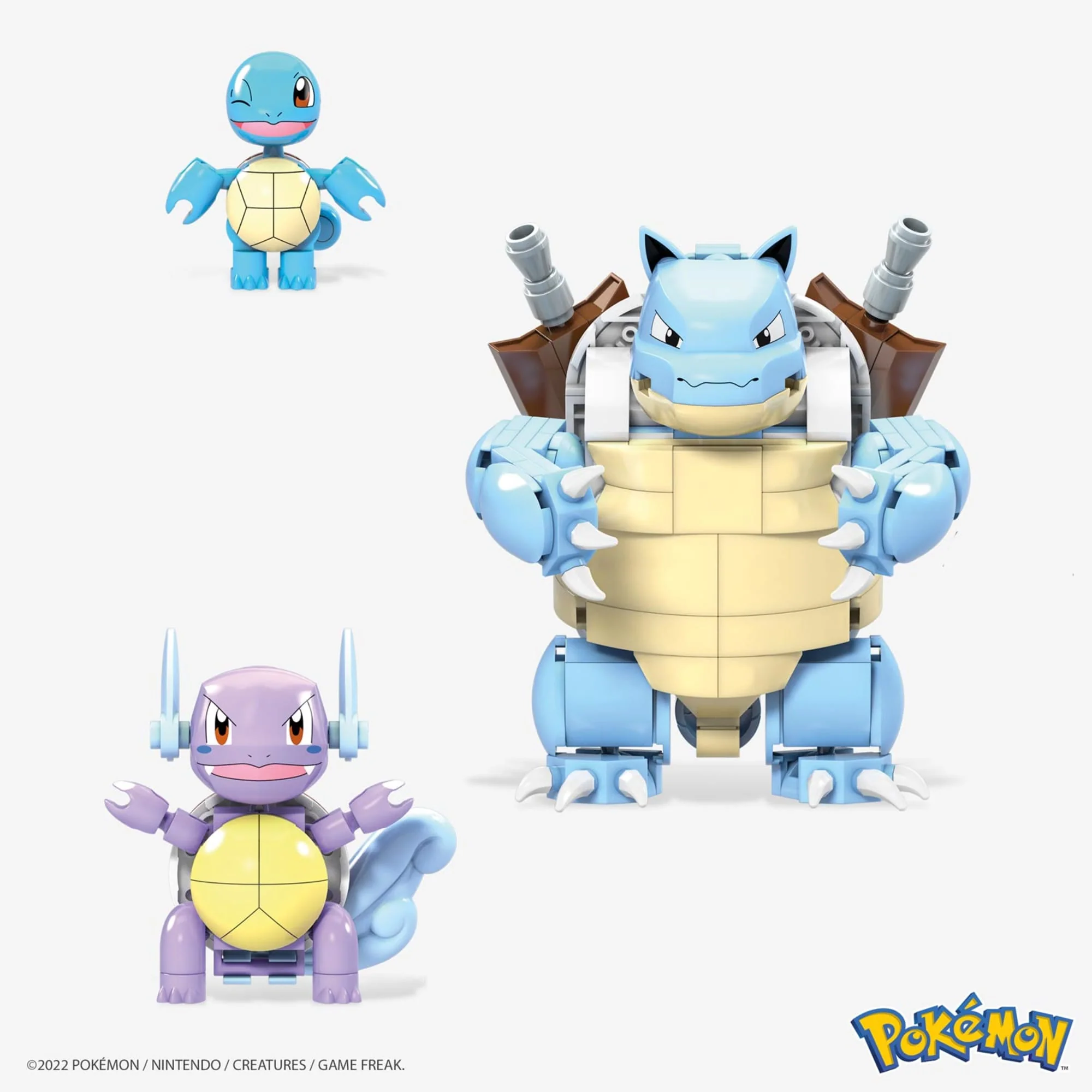 MEGA Construx Pokemon Squirtle Evolution Construction Set - Image 8