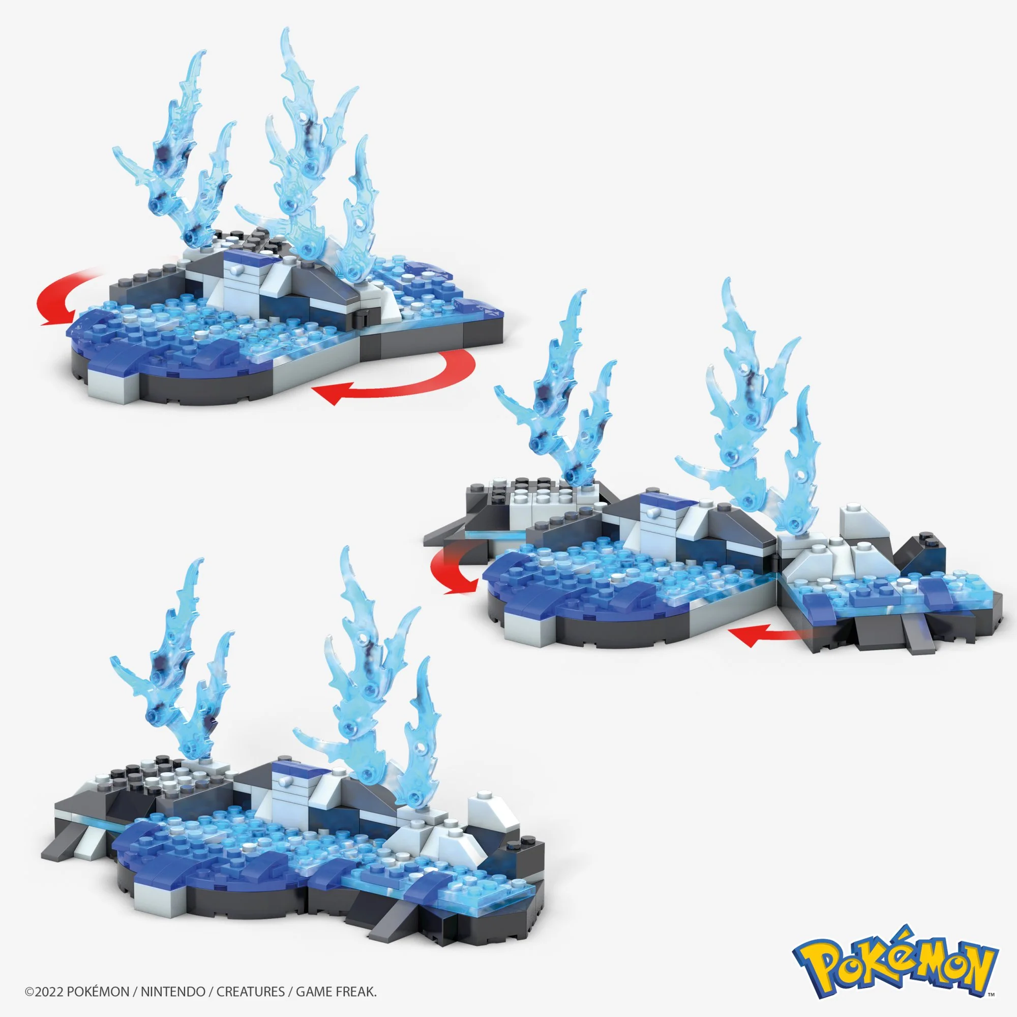 MEGA Construx Pokemon Squirtle Evolution Construction Set - Image 9