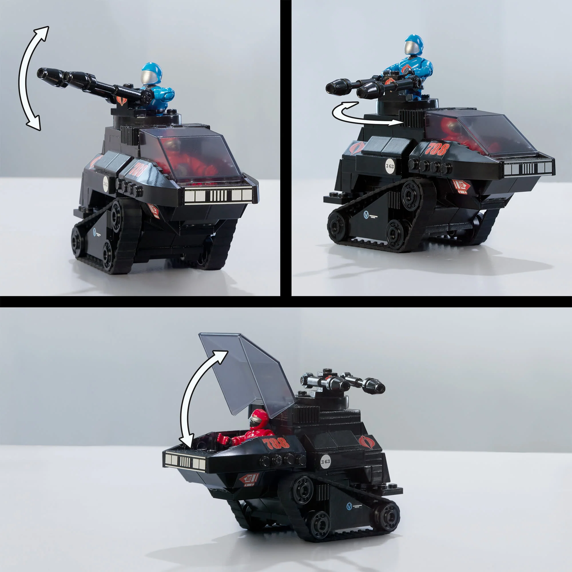 MEGA G.I. JOE Skystriker vs. COBRA H.I.S.S. Building Set - Image 7