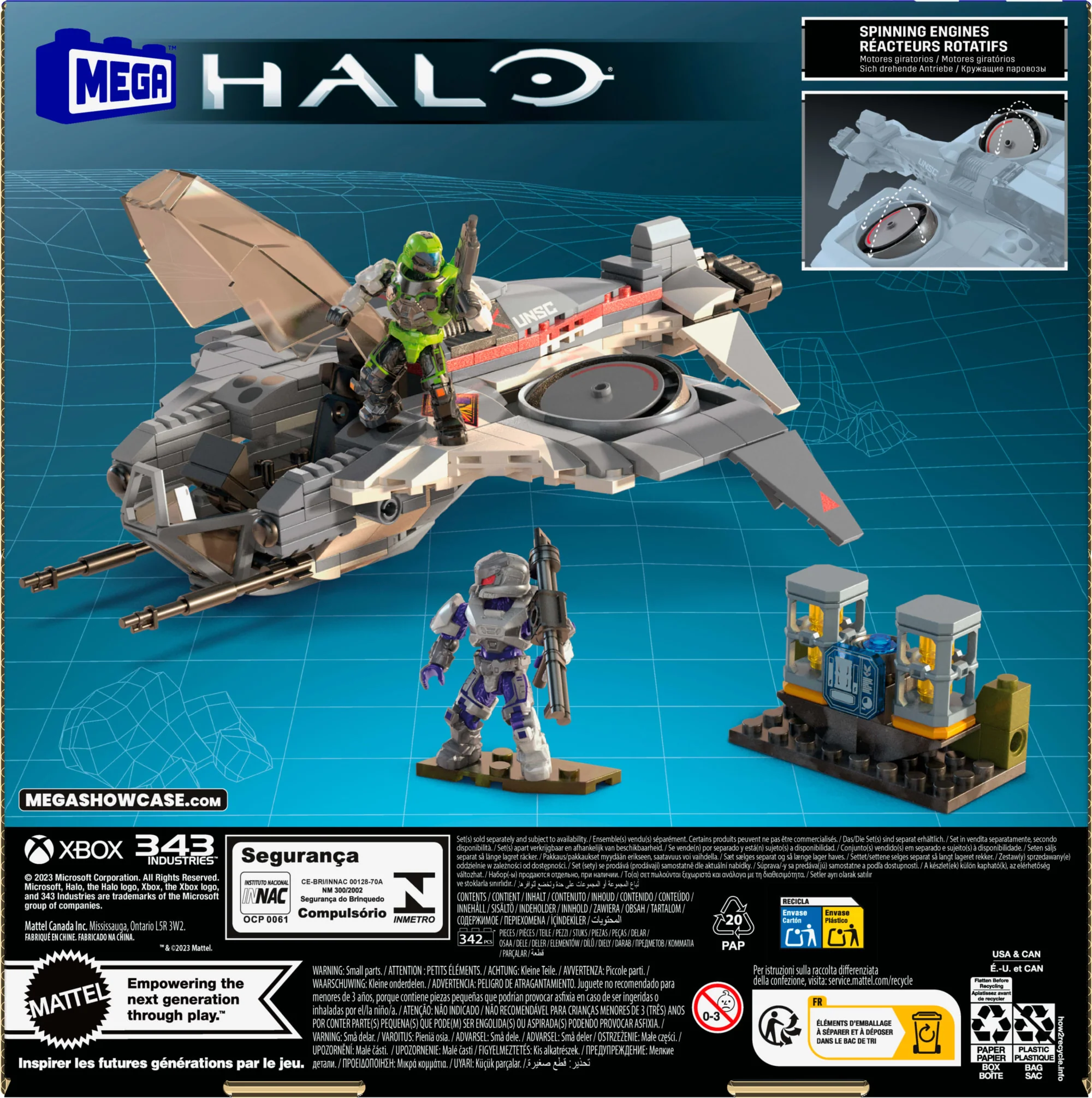 MEGA Halo UNSC Arctic Burn Wasp Building Toy Kit - Image 12