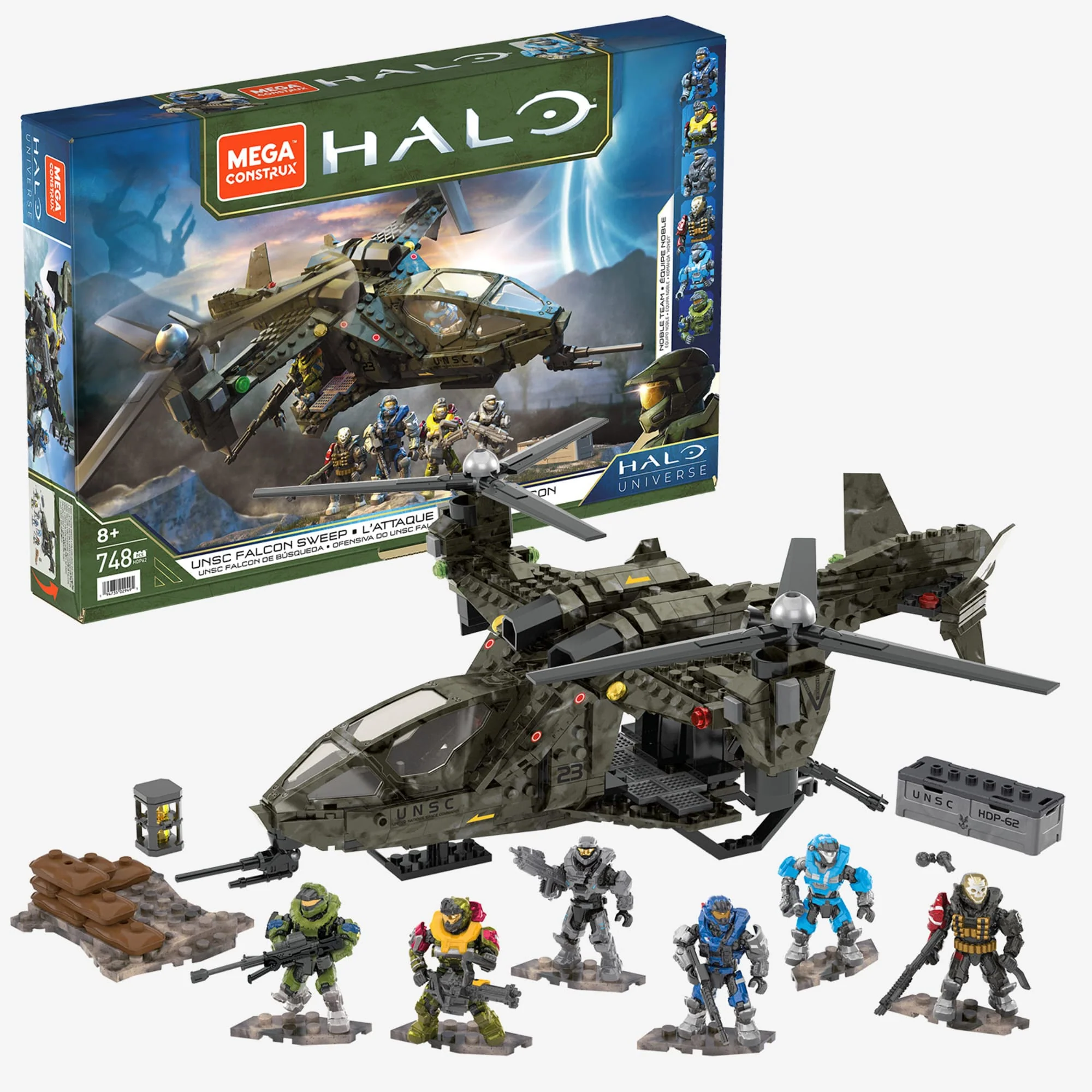 MEGA Halo UNSC Falcon Sweep Building Toy Kit - Image 2