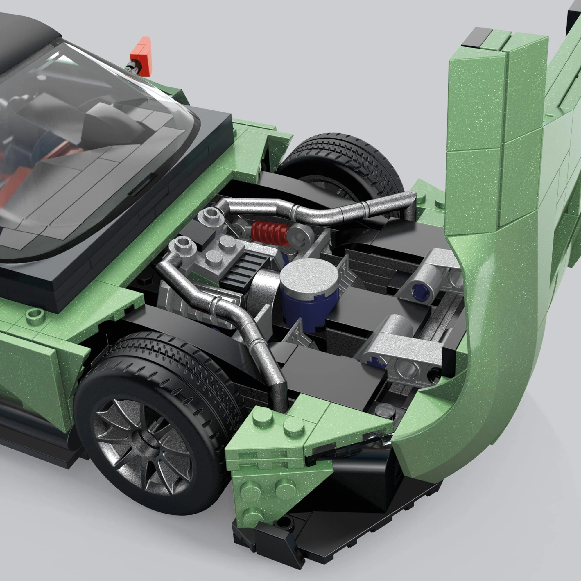 MEGA Hot Wheels Aston Martin Vulcan Vehicle Building Kit (986 Pieces) - Image 4