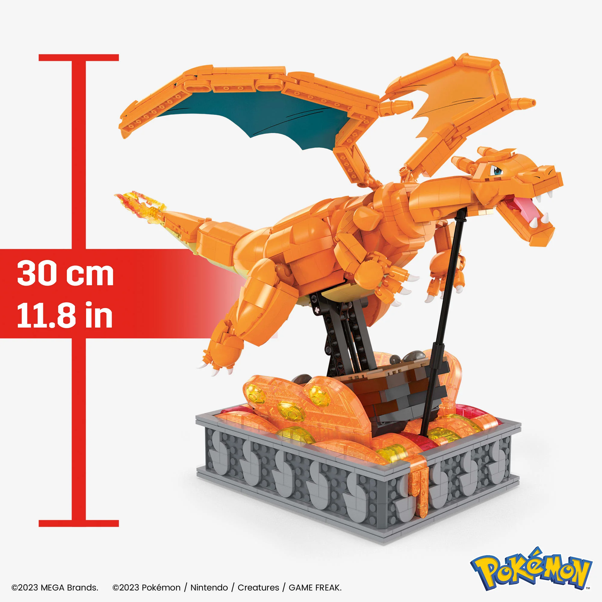 MEGA Pokémon Charizard Building Kit - Image 2