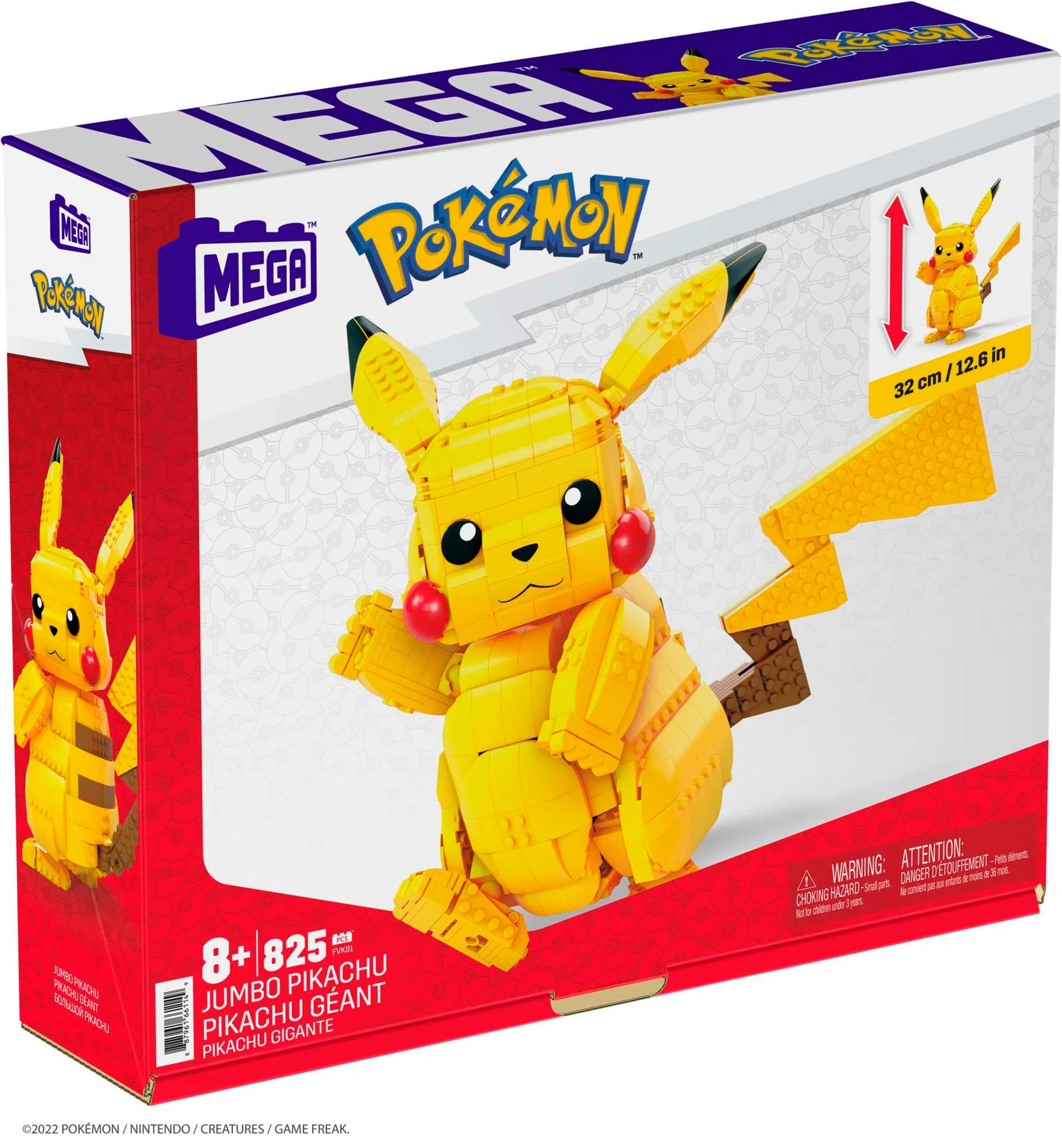 MEGA Pokémon Building Toy Kit Jumbo Pikachu - Image 6