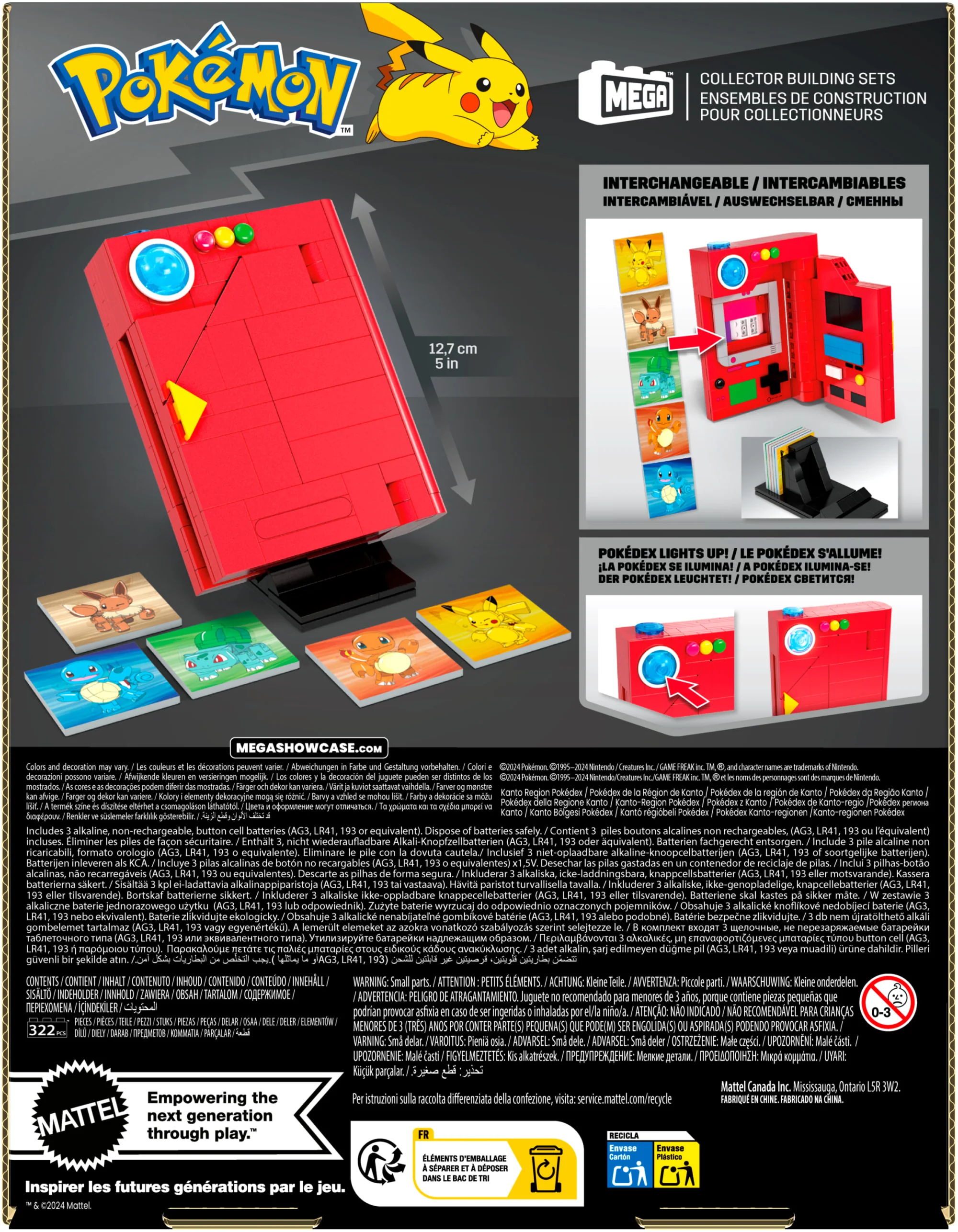 MEGA Pokémon Kanto Region Pokédex Building Kit - Image 7