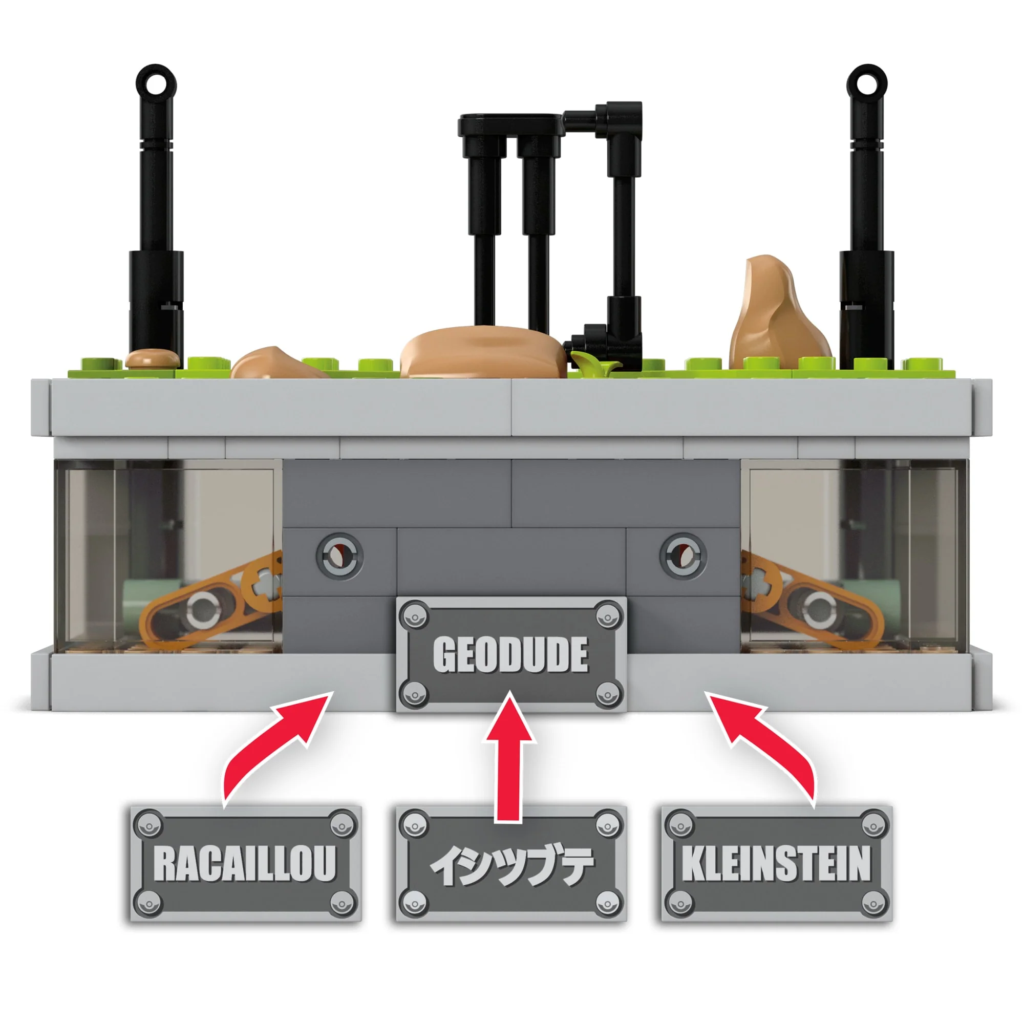MEGA Pokémon Mini Motion Geodude Building Set - Image 4