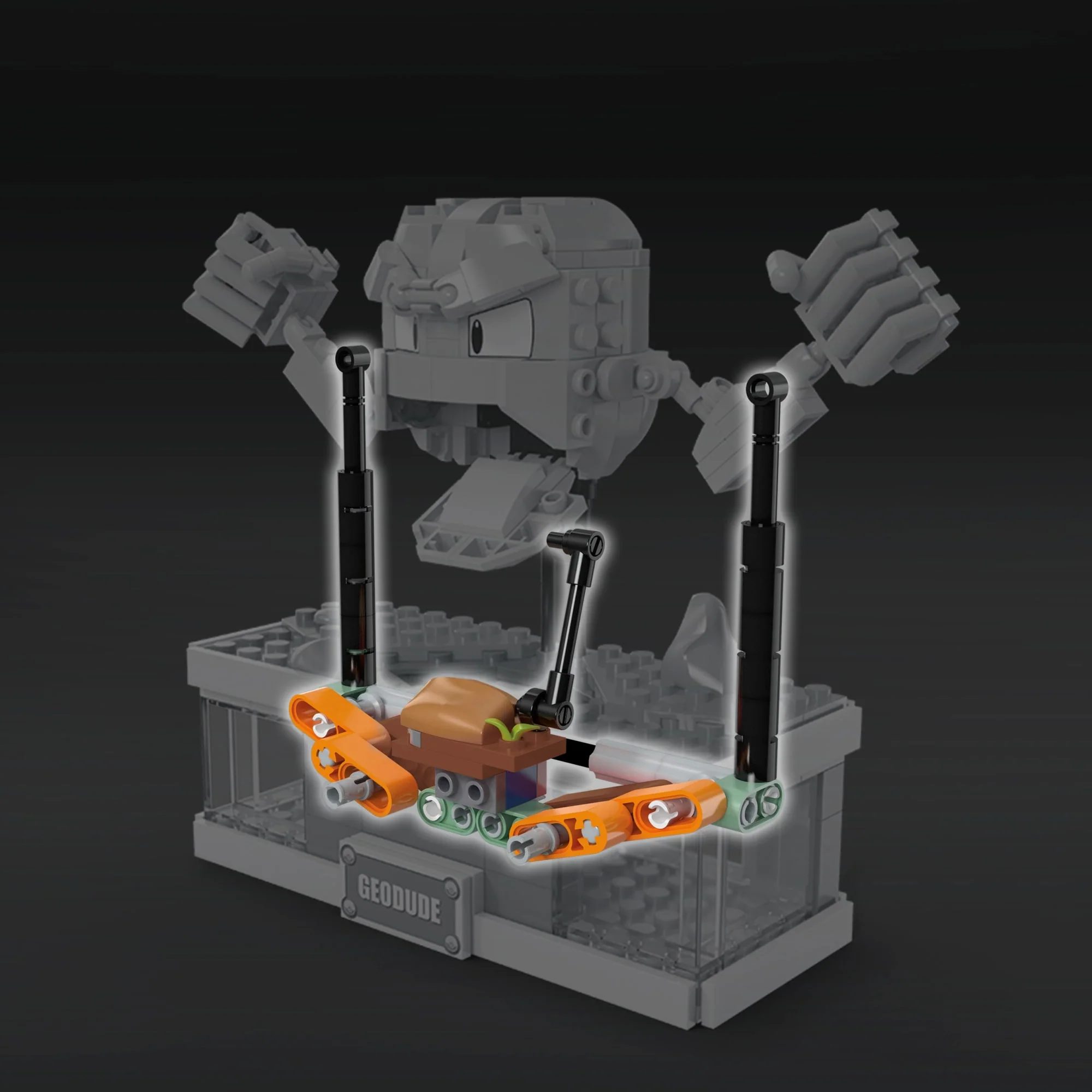 MEGA Pokémon Mini Motion Geodude Building Set - Image 6