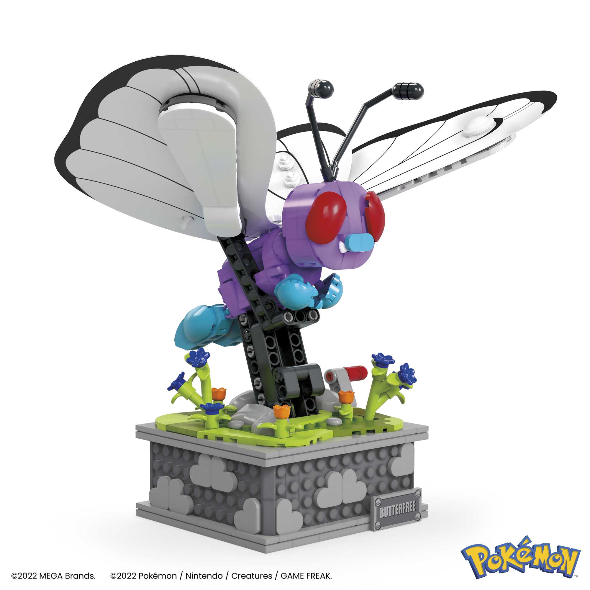 Pokémon Motion Butterfree with Motion Brick Building Set by MEGA - Image 2