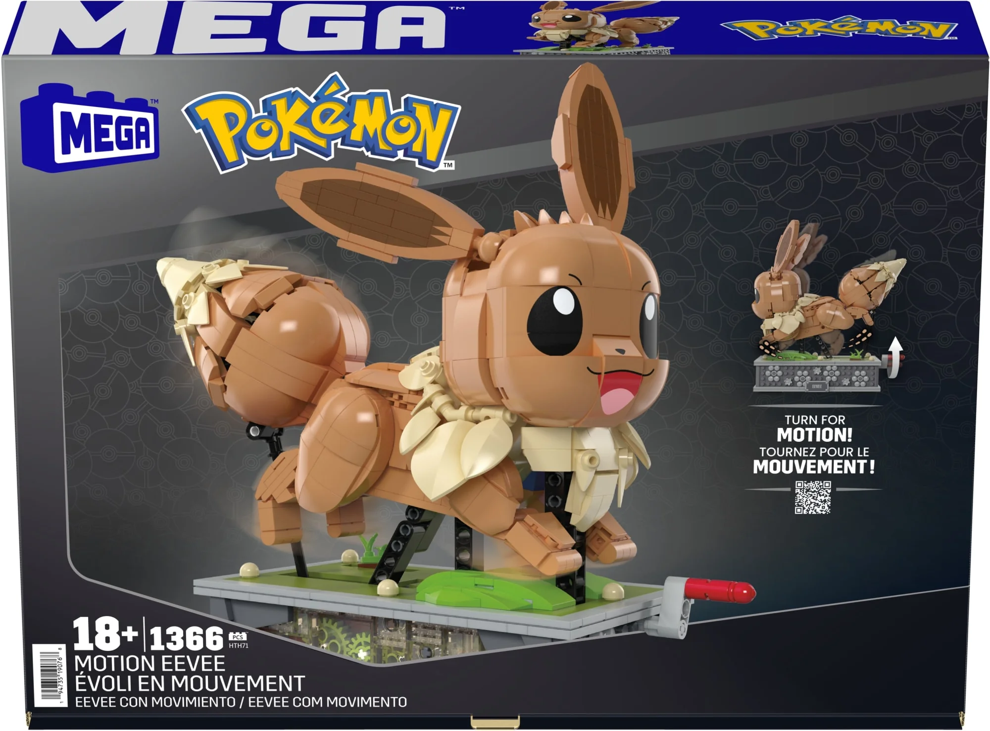 MEGA Pokémon Motion Eevee Building Set - Image 6