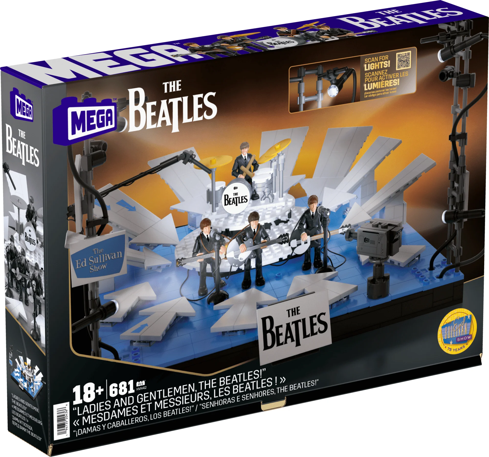 MEGA Showcase The Beatles 'Ladies and Gentlemen, The Beatles!' Building Toy Kit - Image 10
