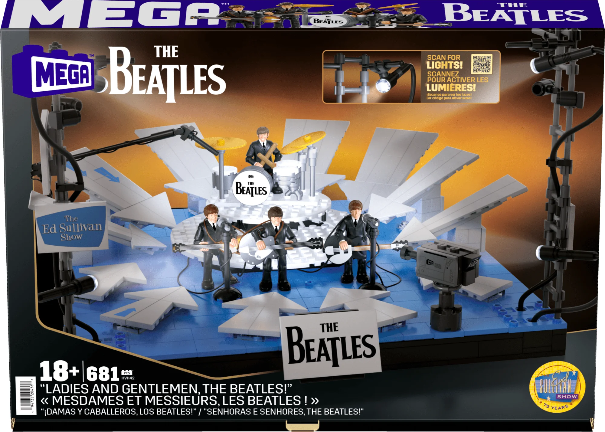 MEGA Showcase The Beatles 'Ladies and Gentlemen, The Beatles!' Building Toy Kit - Image 9