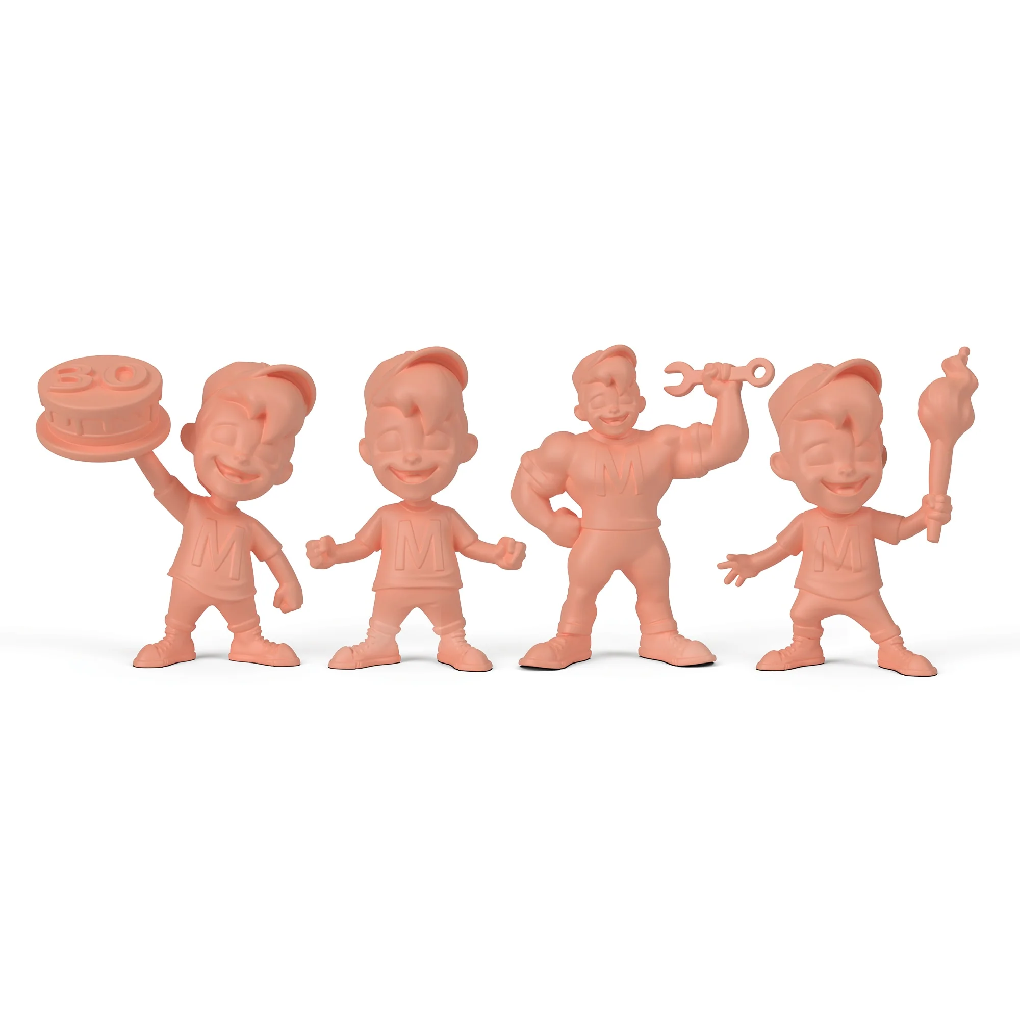 Mighty Max M.U.S.C.L.E. Four-Figure Set - Image 2