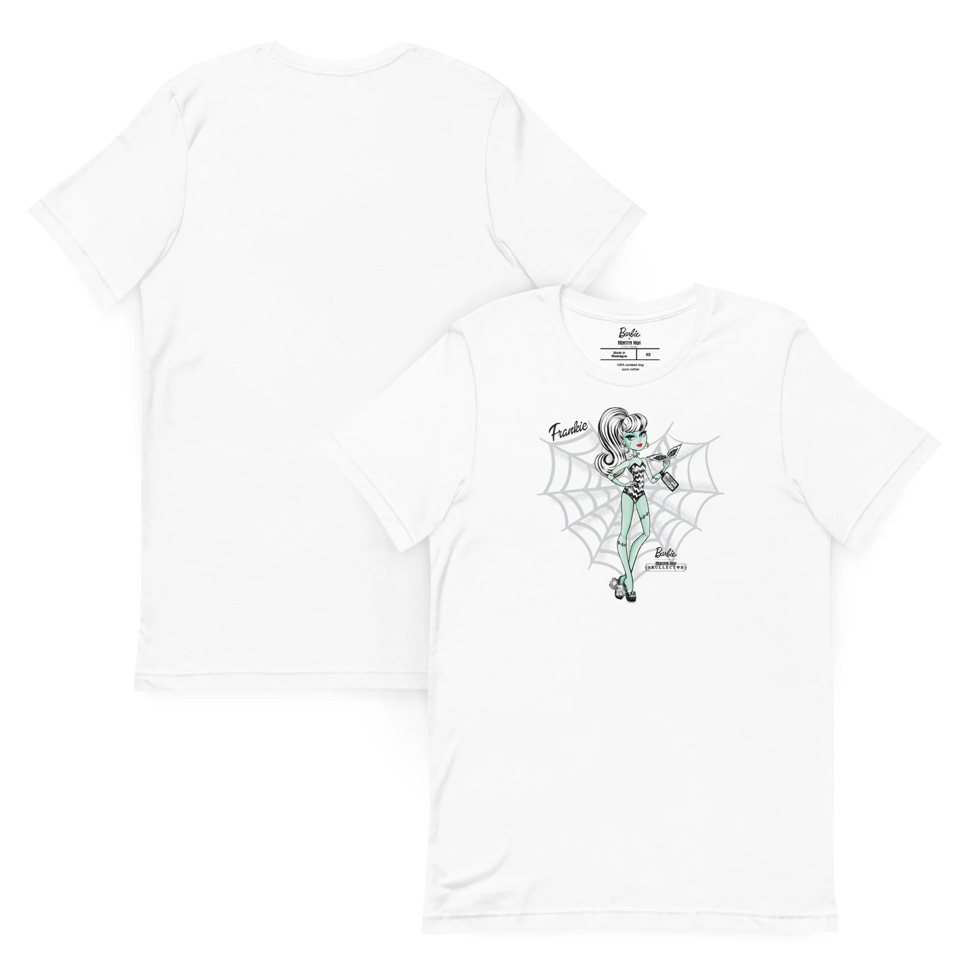 Monster High Barbie Frankie Barbie White T-shirt - Image 2