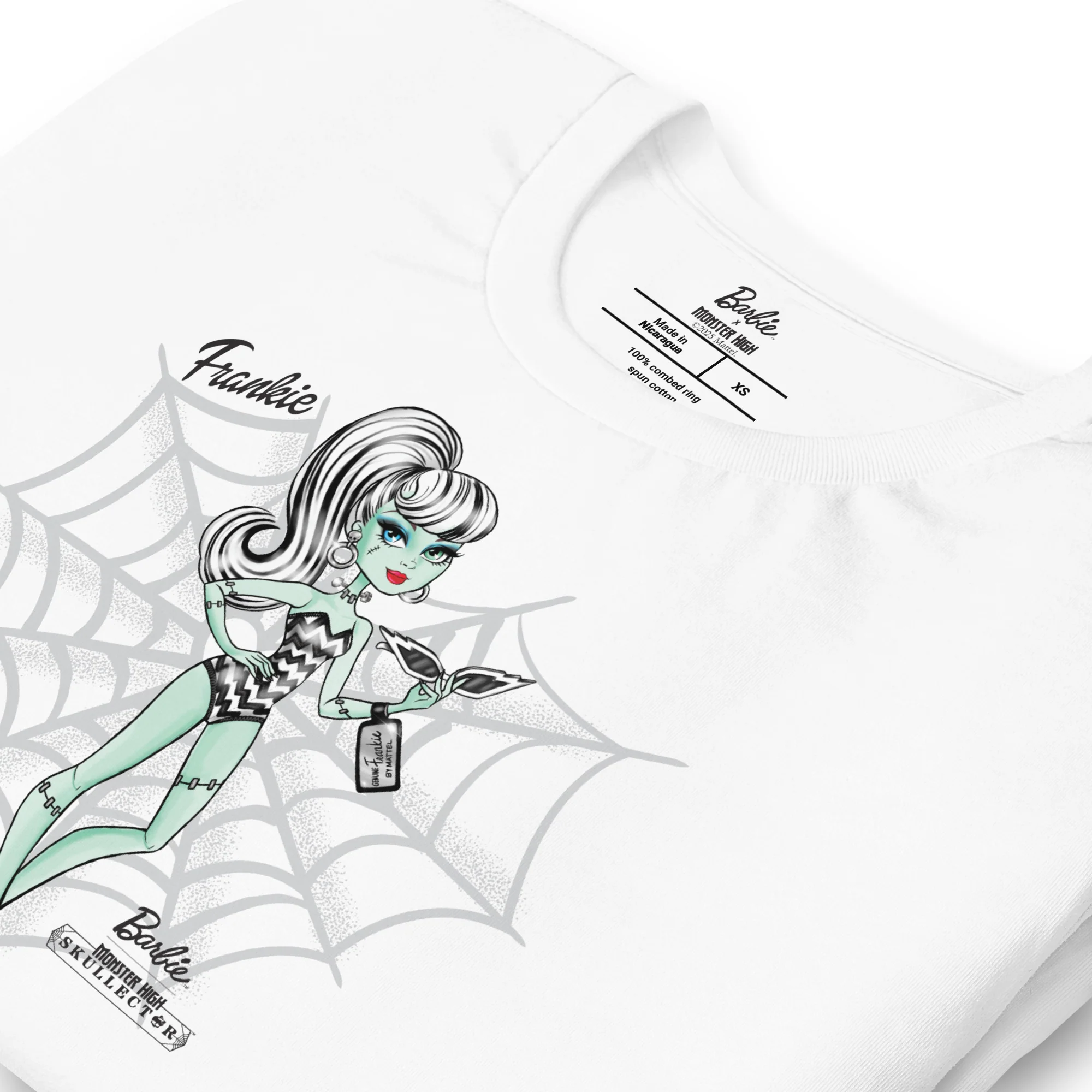 Monster High Barbie Frankie Barbie White T-shirt - Image 5