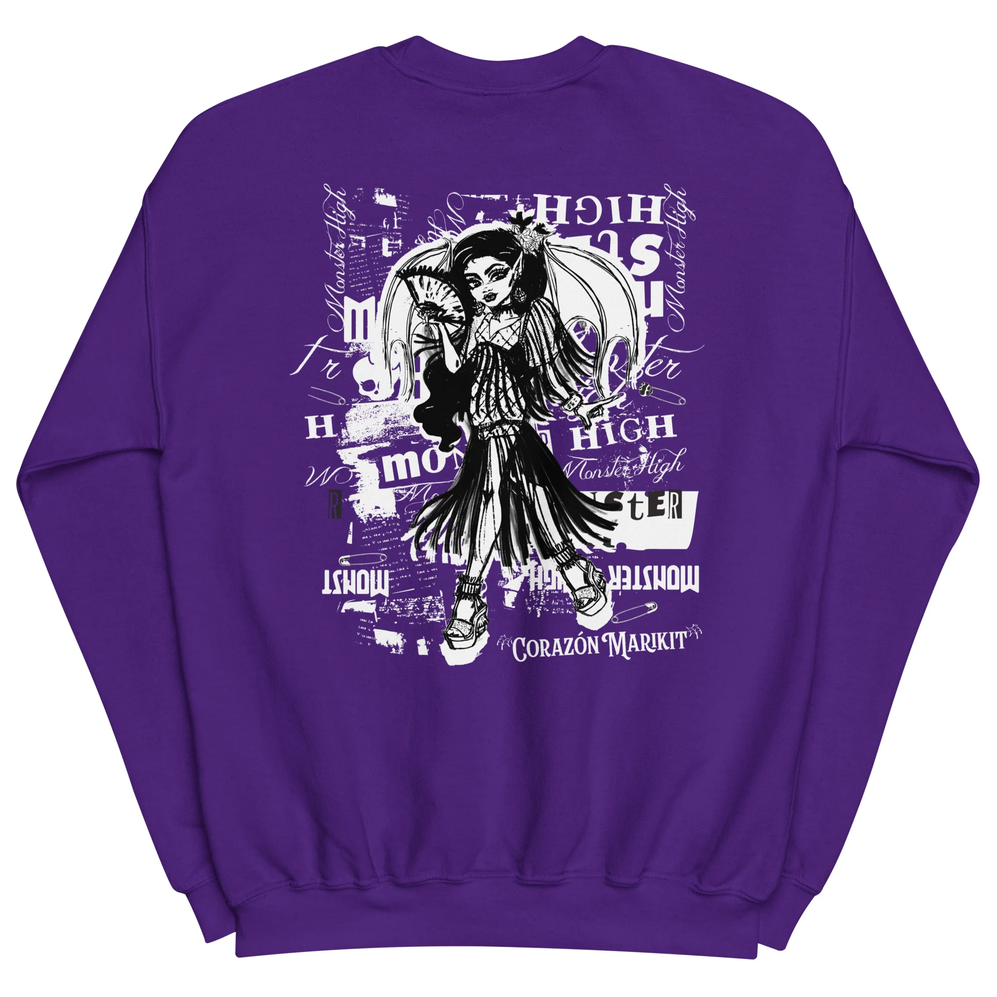 Monster High Corazon Marikit Purple Sweatshirt - Image 8