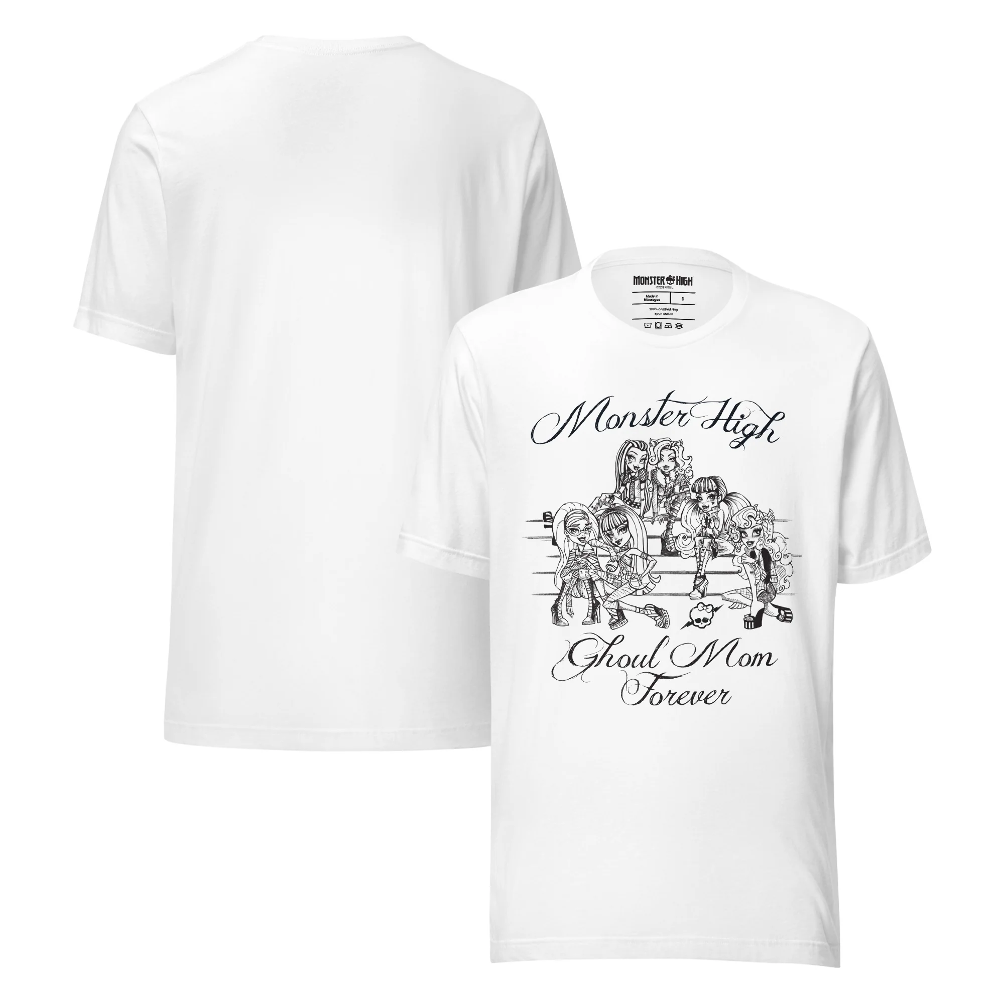 Monster High Ghoul Mom Forever White T-shirt - Image 2