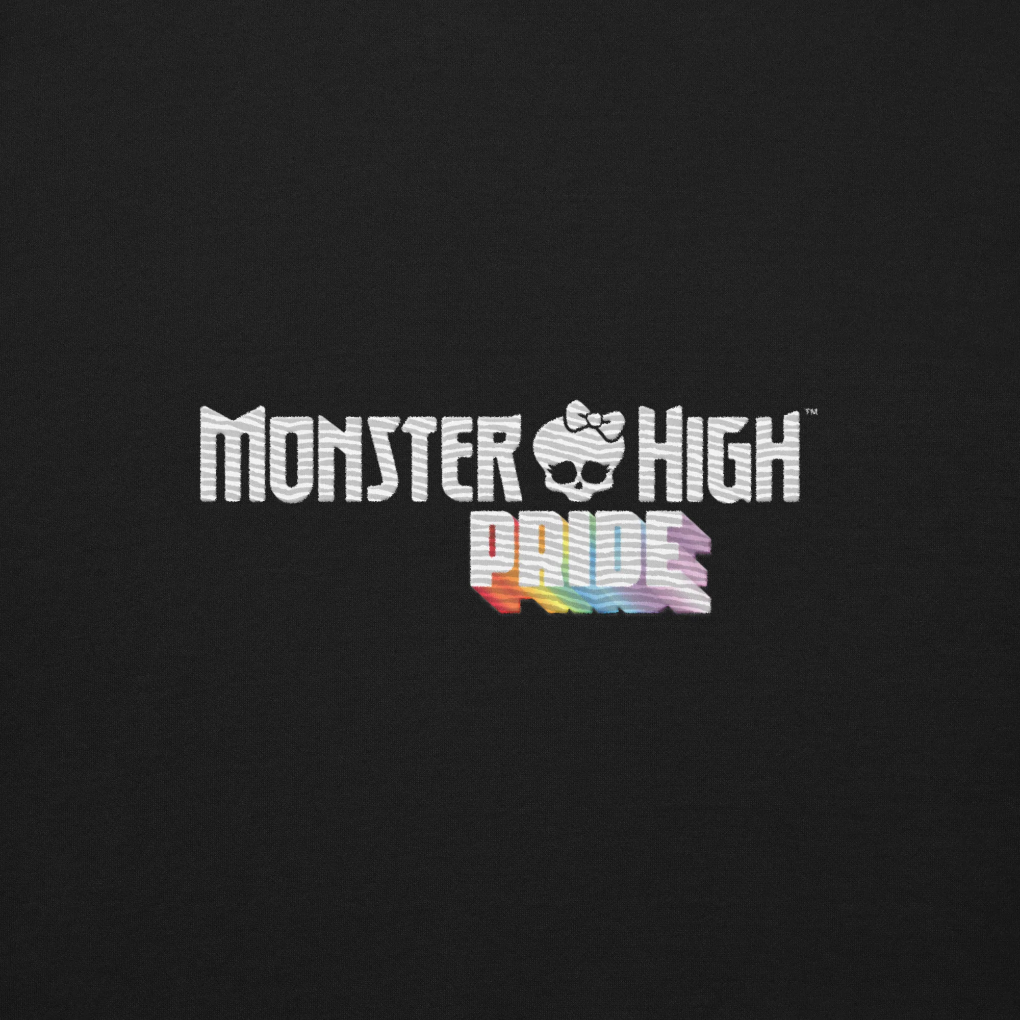 Monster High Pride Kieran & Spelldon Black Sweatshirt - Image 2