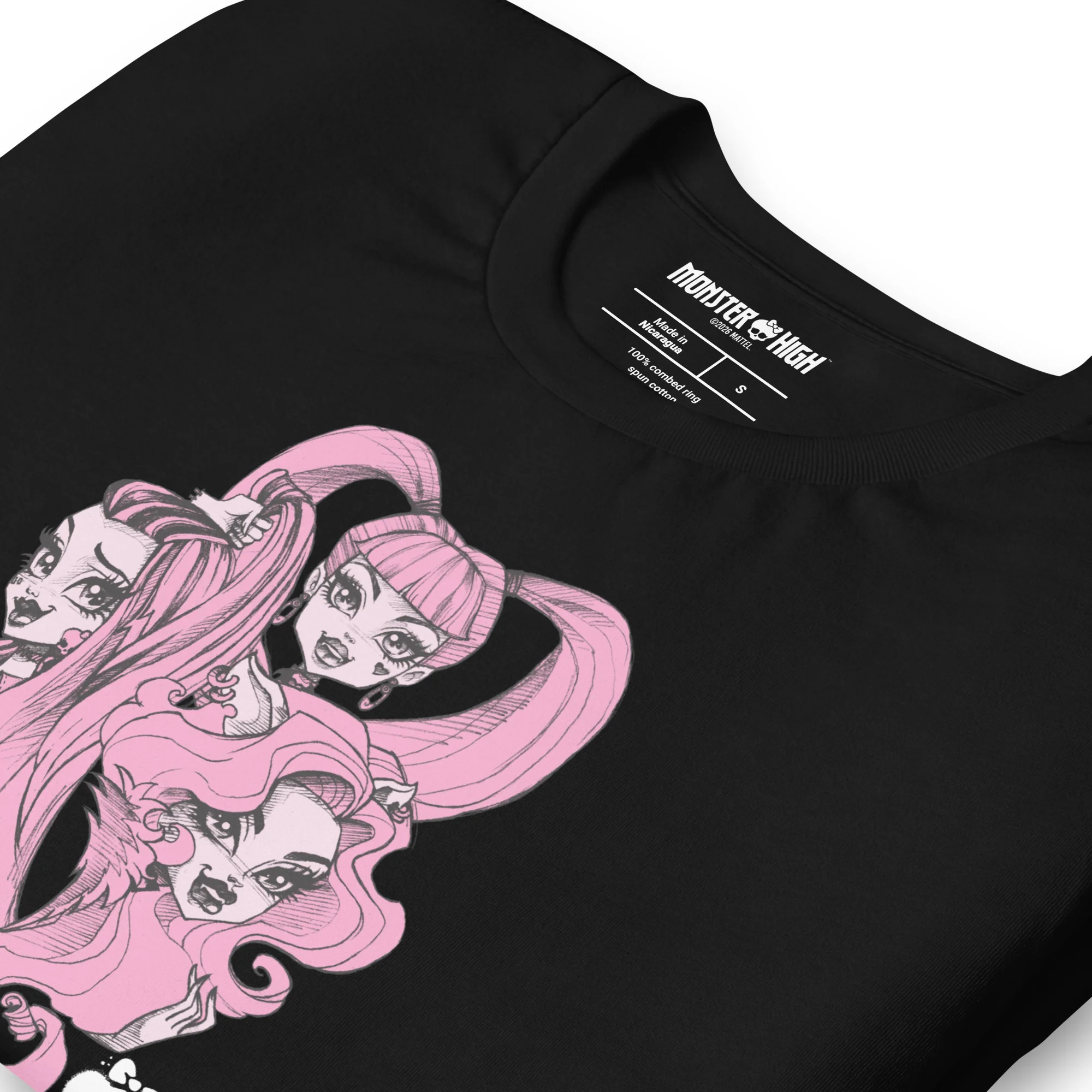 Monster High Raising Little Monsters Black T-shirt - Image 5