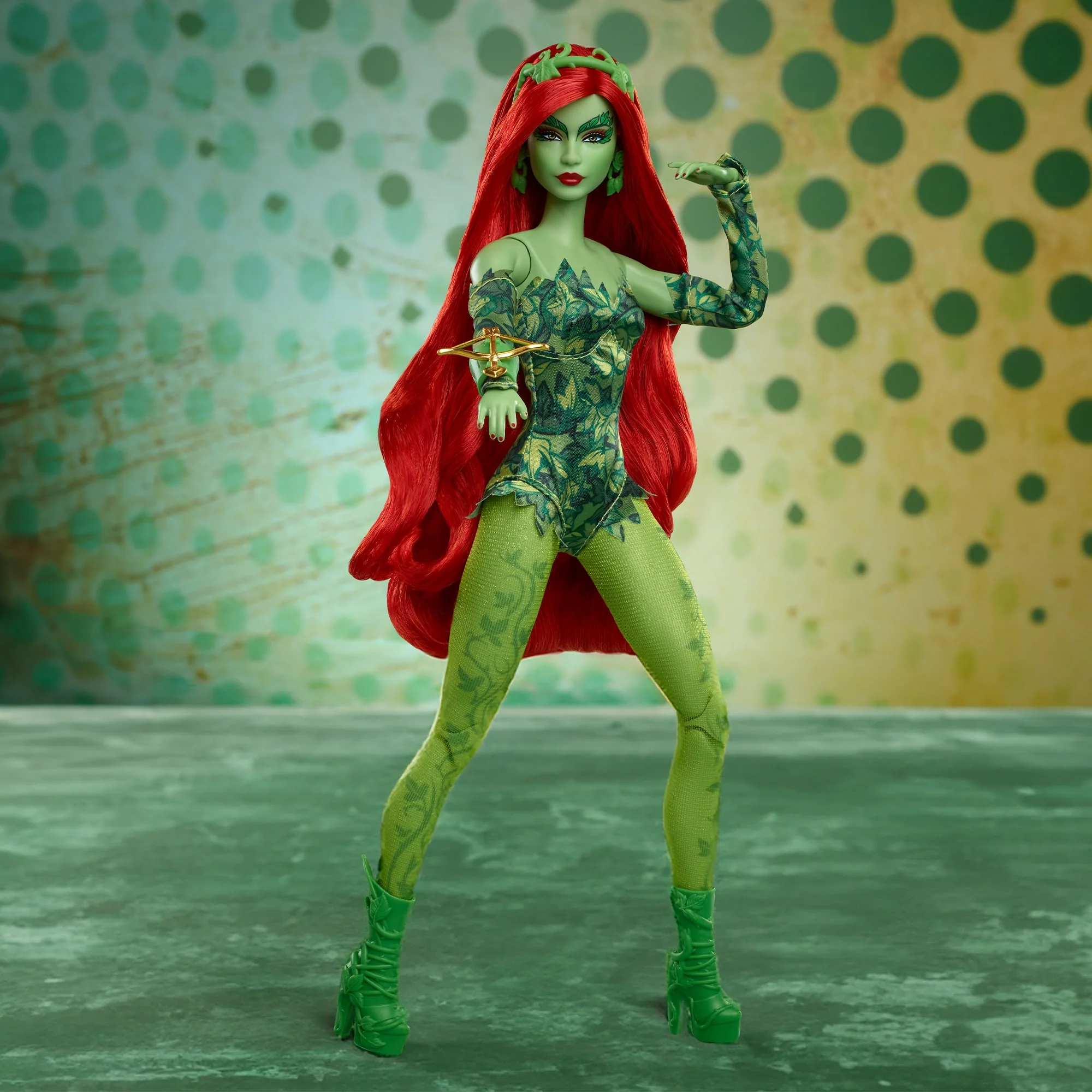 Poison Ivy Barbie Doll - Image 8