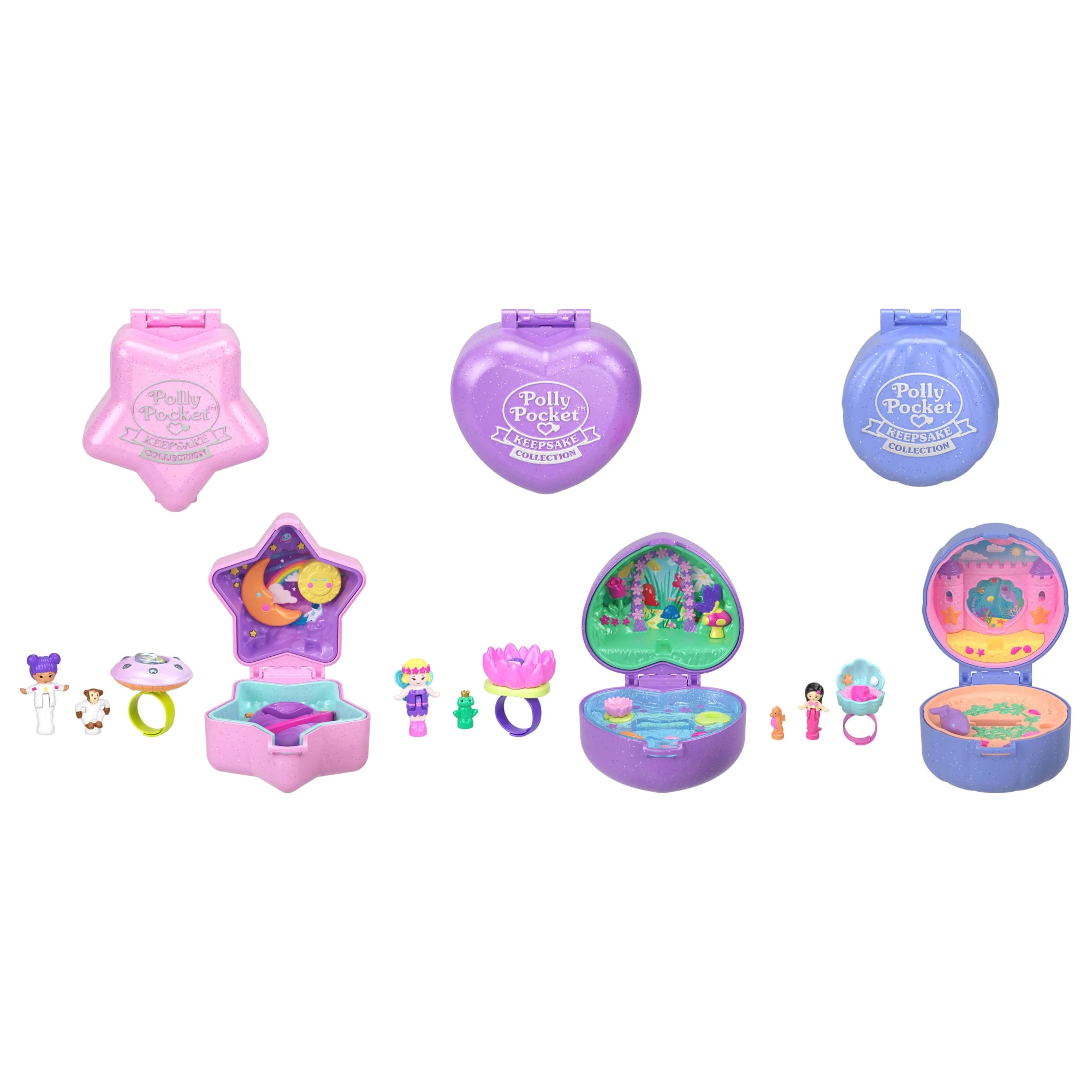 Polly Pocket Collector, Heritage Ring Box 3 Pack - Image 4